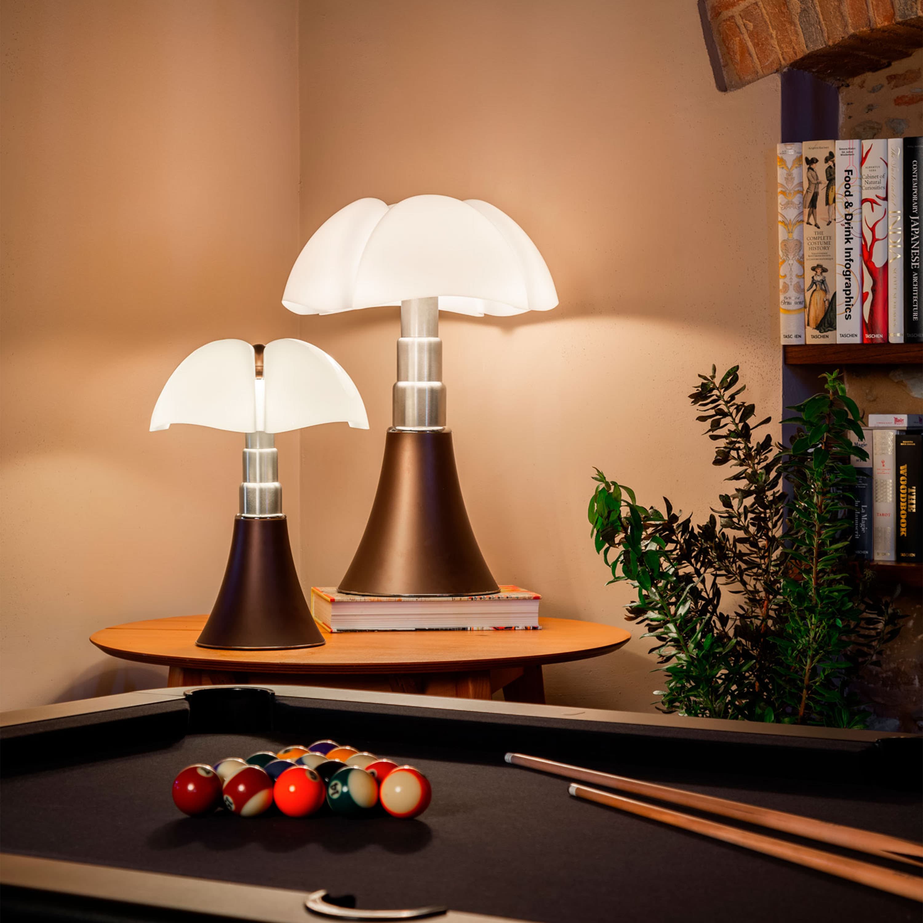 Pipistrello Medio Tischlampe Dimmbar LED Bronze