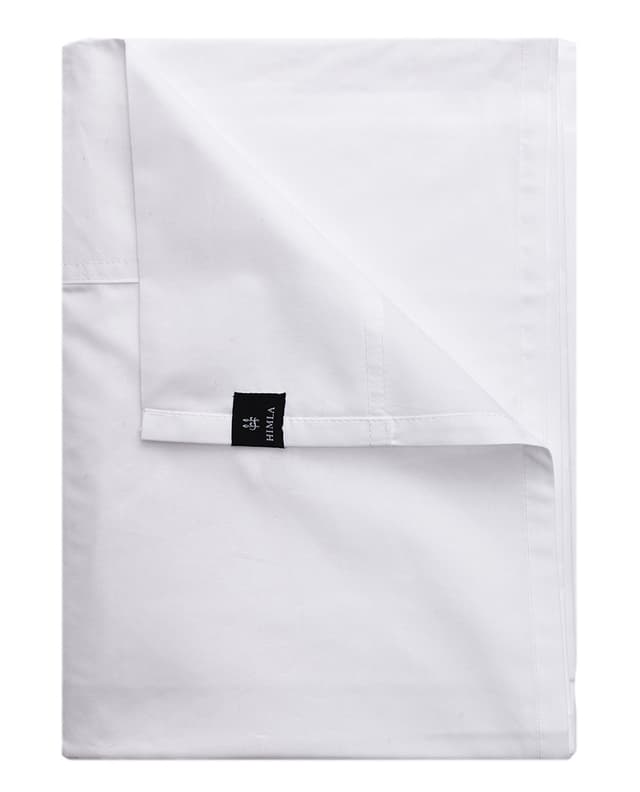 Dreamtime Flat Sheet GOTS Percale White 160x270