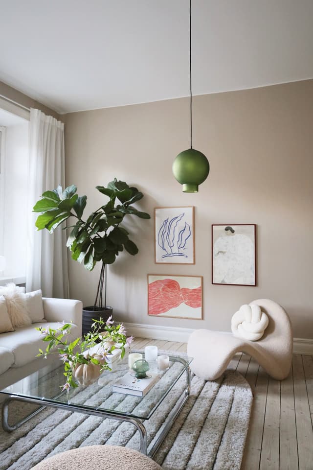 Bams Ceiling Light Frosted Green Ø25