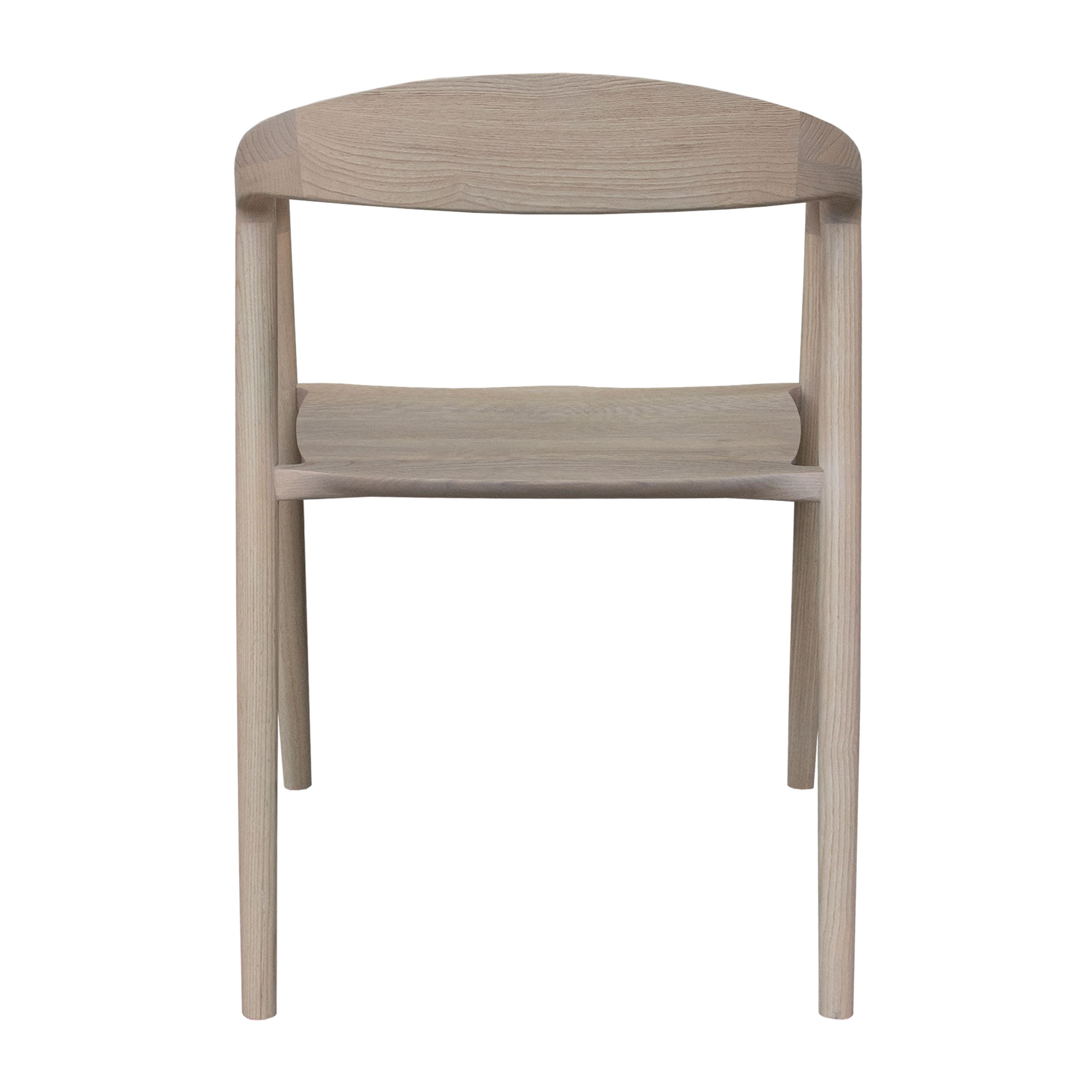 Casper Armchair White Oiled Oak
