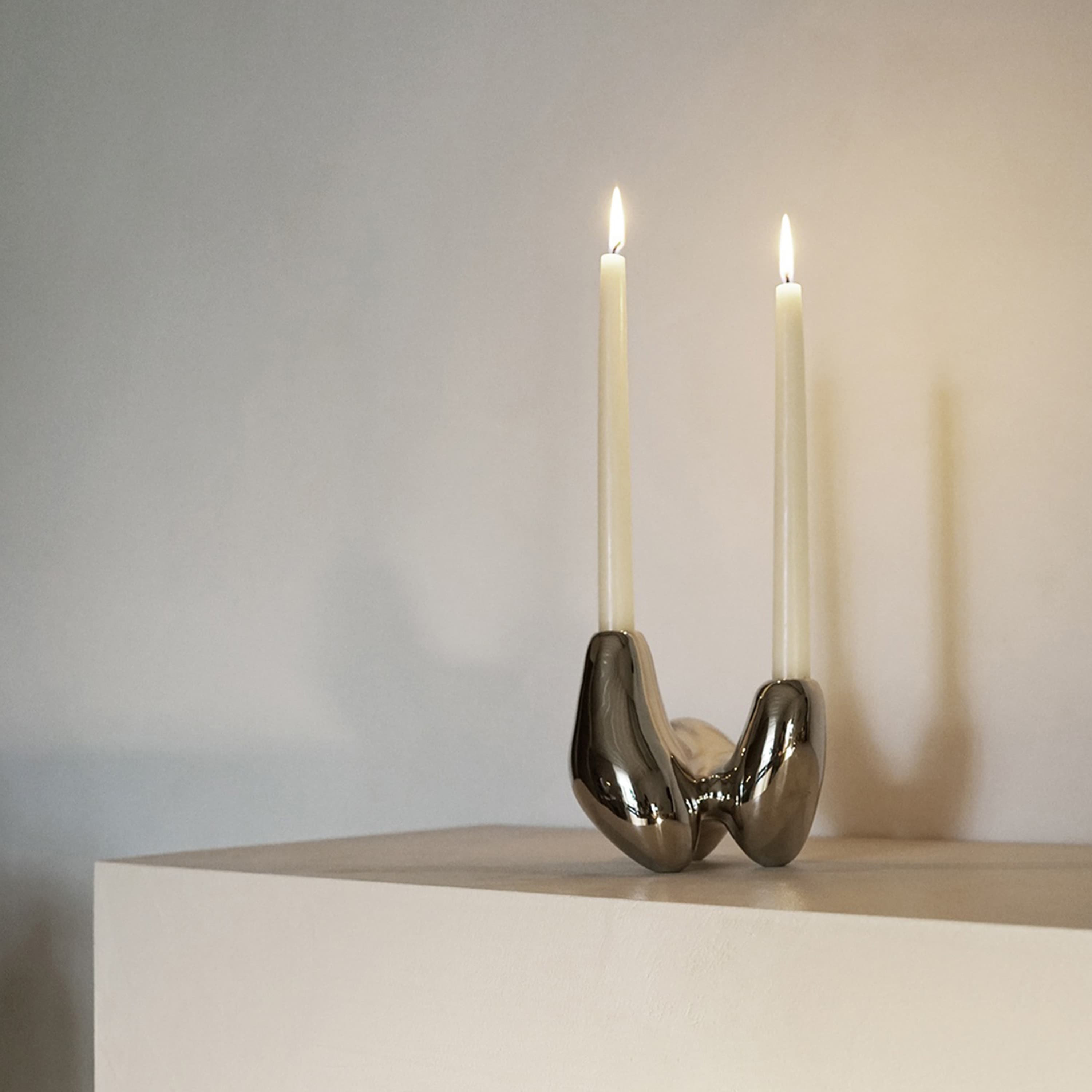 Unity Candle Holder Titanium 14cm