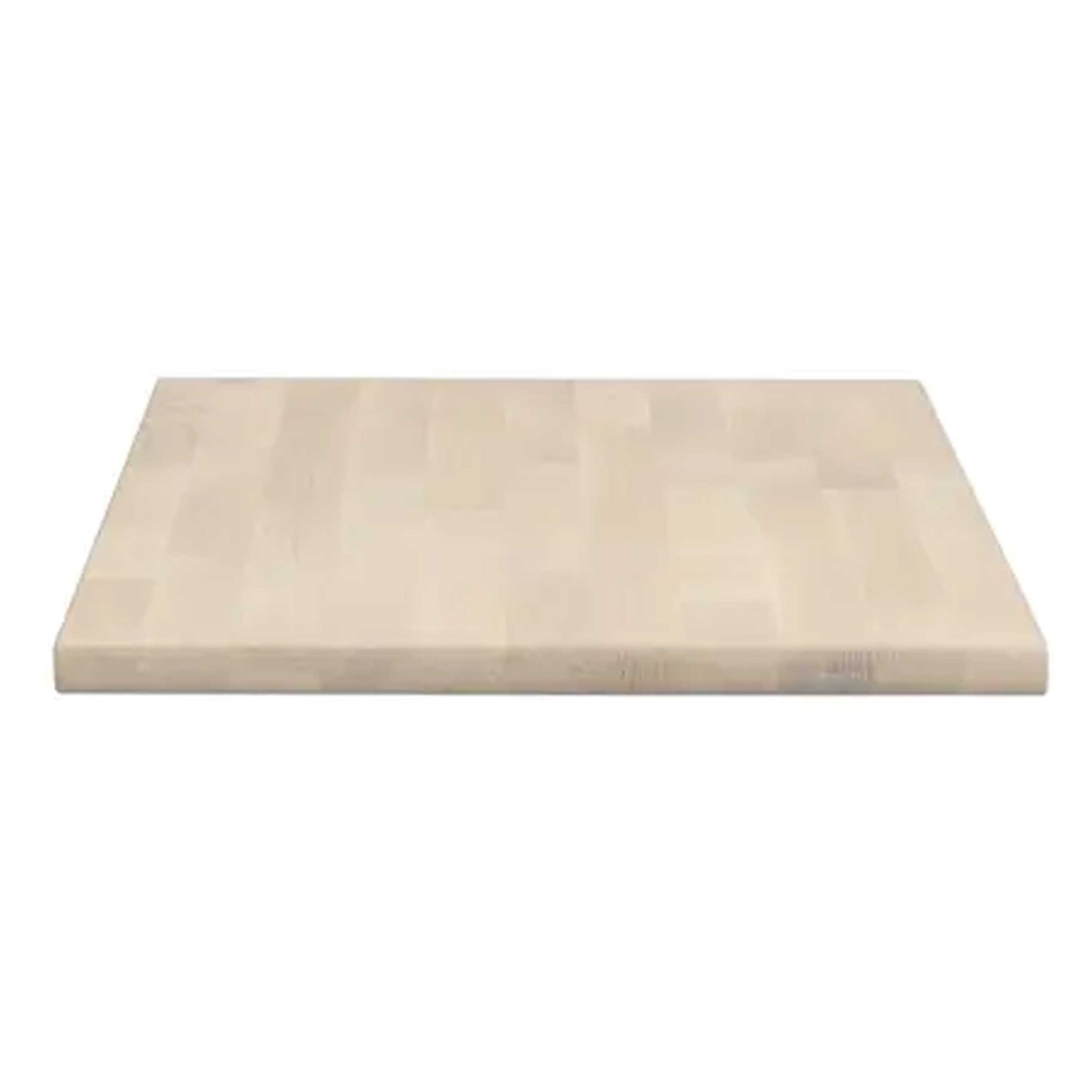 Clapperton Ansteckplatte Weiß pigmentierte Eiche 45x95