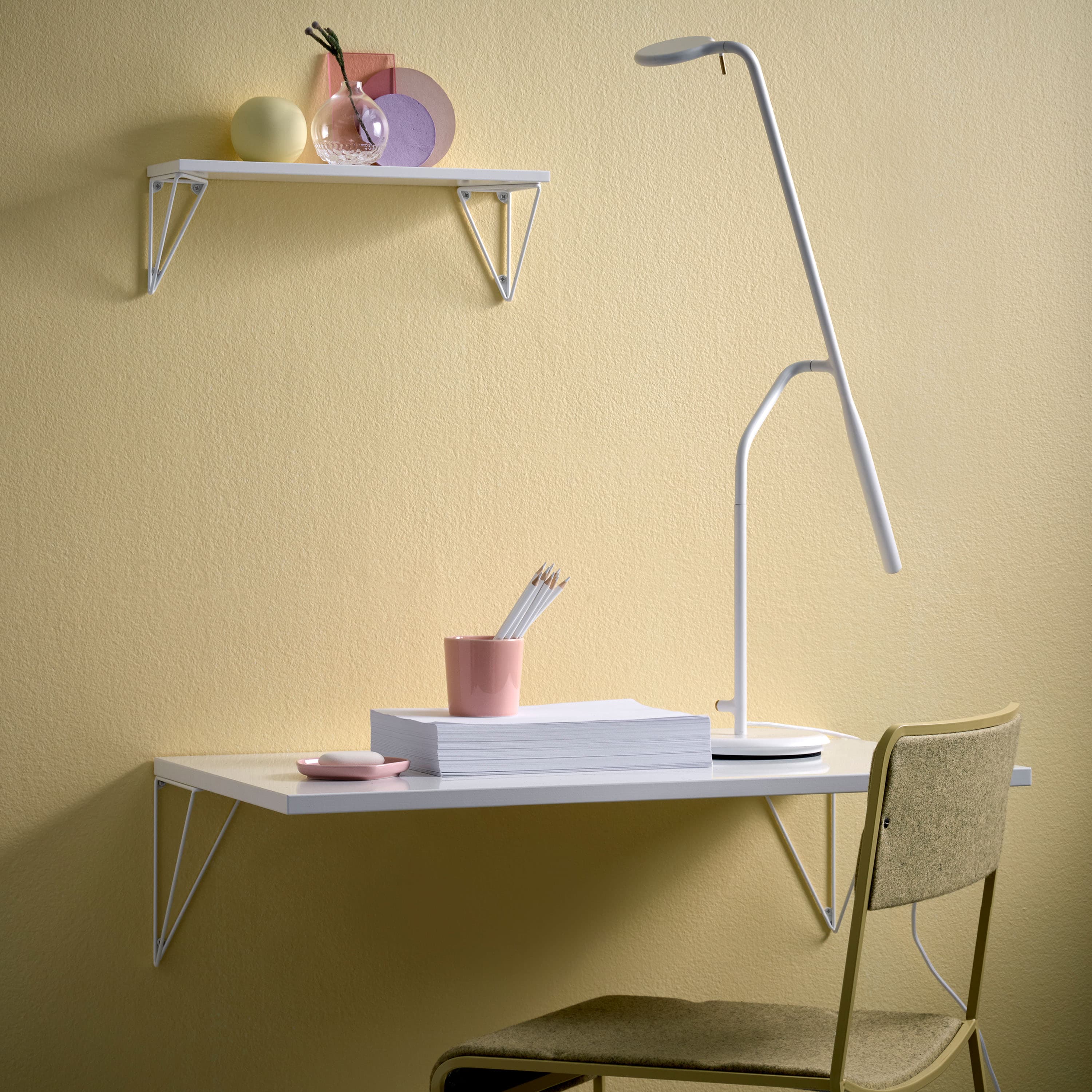 Pythagoras Desk White