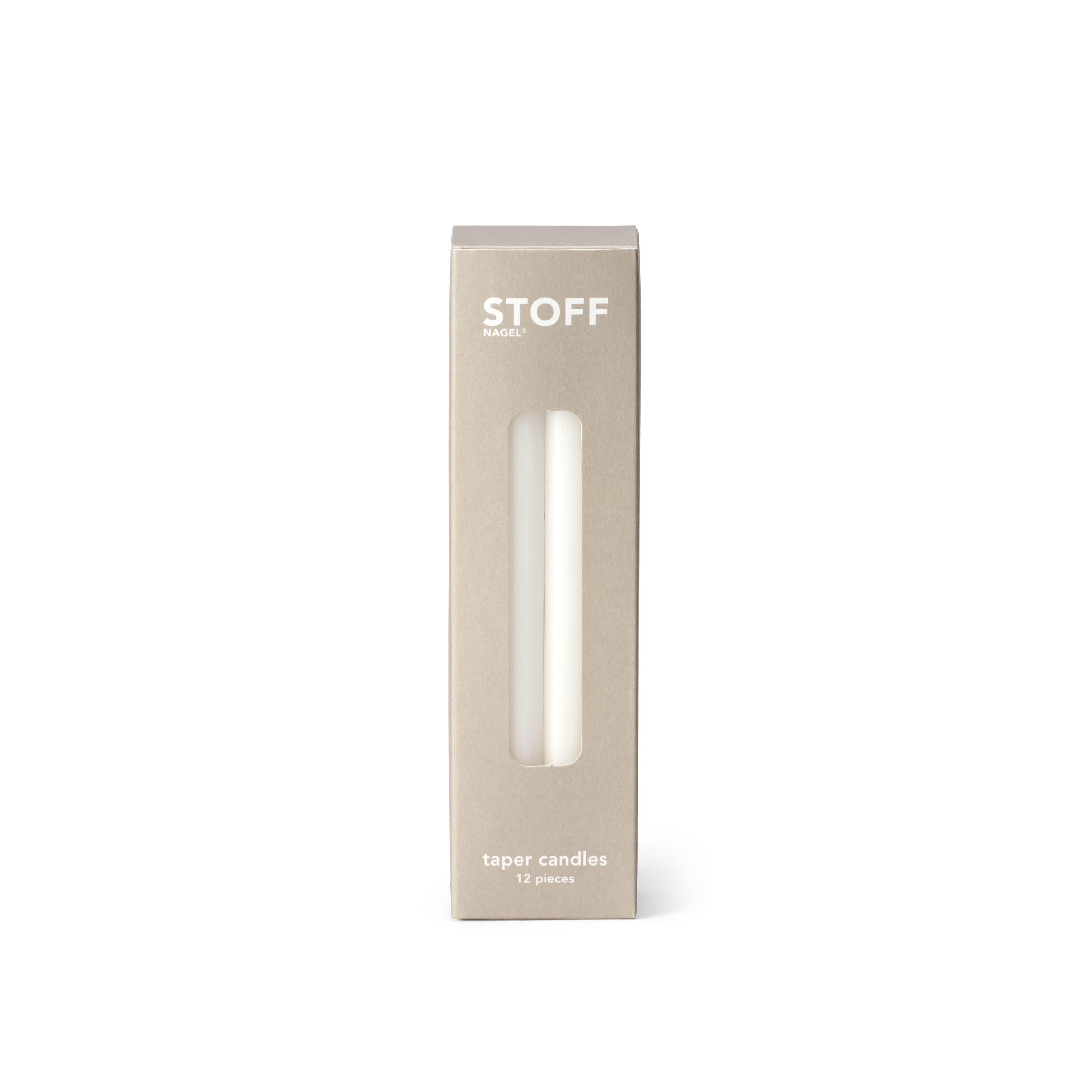 STOFF Nail Candle White Set of 12
