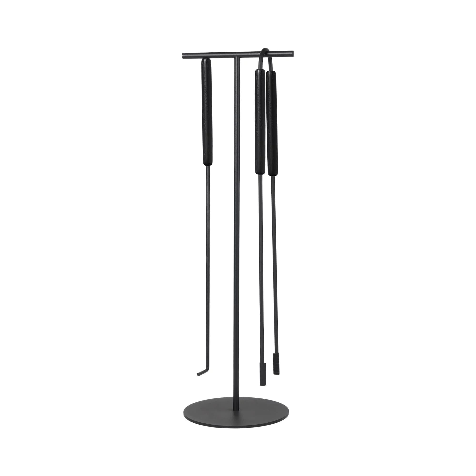 Ashi Fireplace Tools 3 Pieces Black 75cm