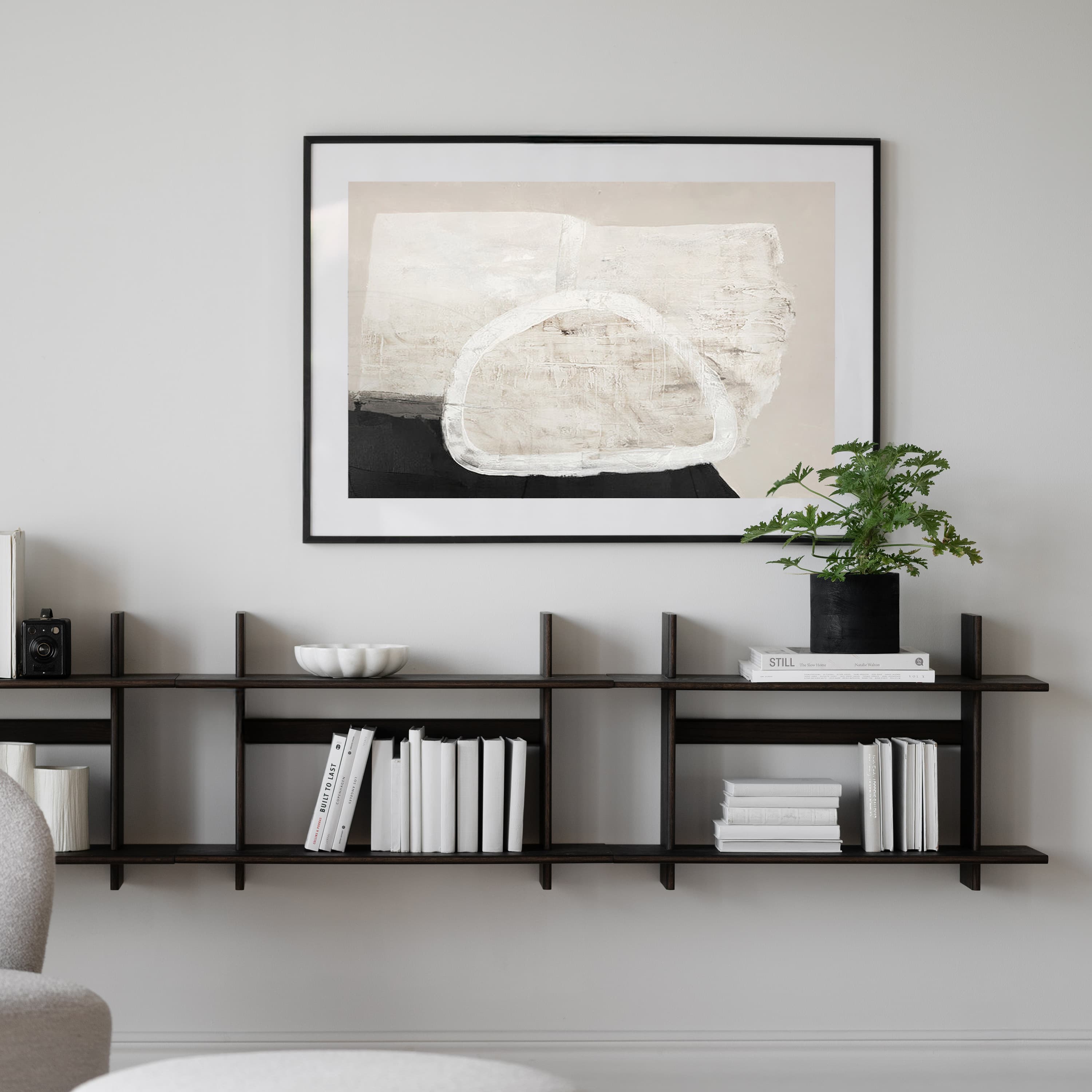 Westlock Vägghylla Brun Ek 75x48