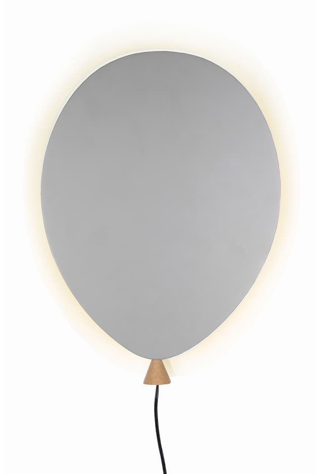Balloon Wandlampe Grau