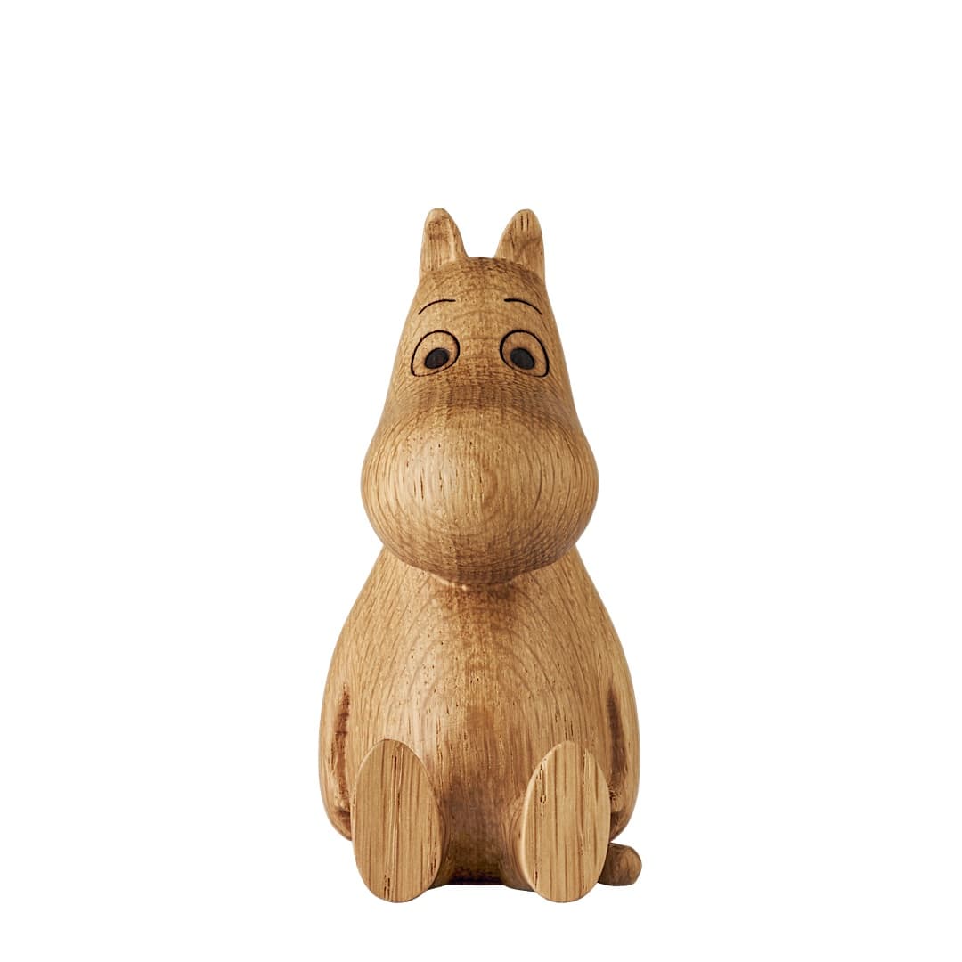 Mumintroll Holzdekoration Mumintroll Eiche 10cm