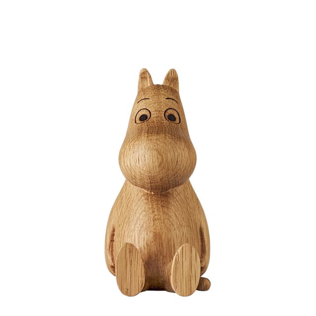 Mumin Wooden Decoration Moomin Oak 10cm