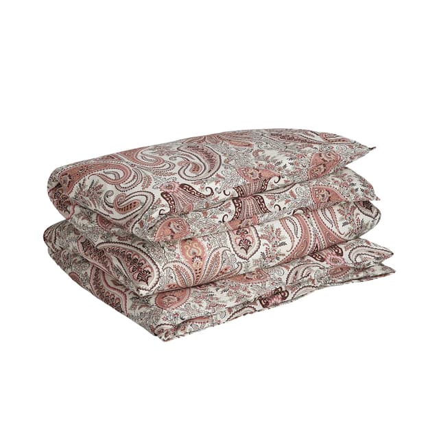 Key West Paisley Bettbezug Faded Brick 150x210