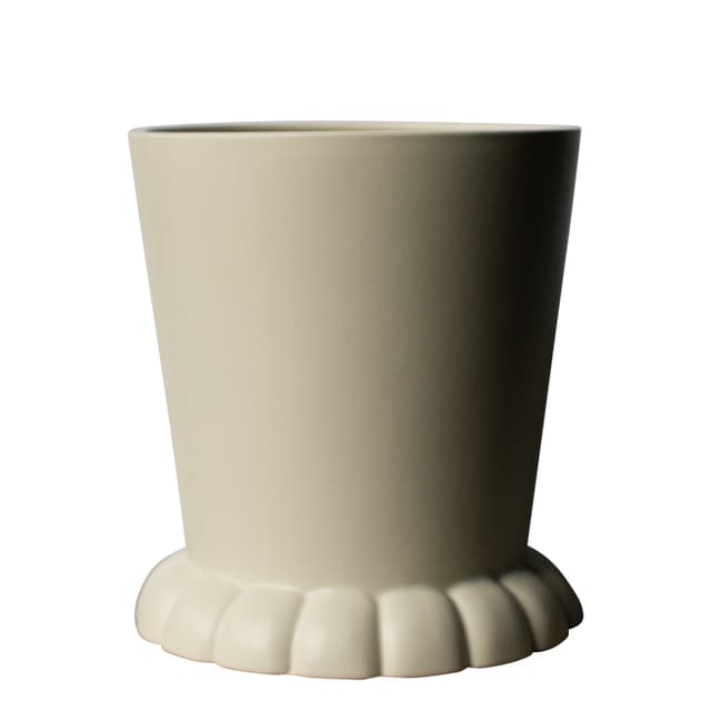 Flora Keramiktopf Creme Groß