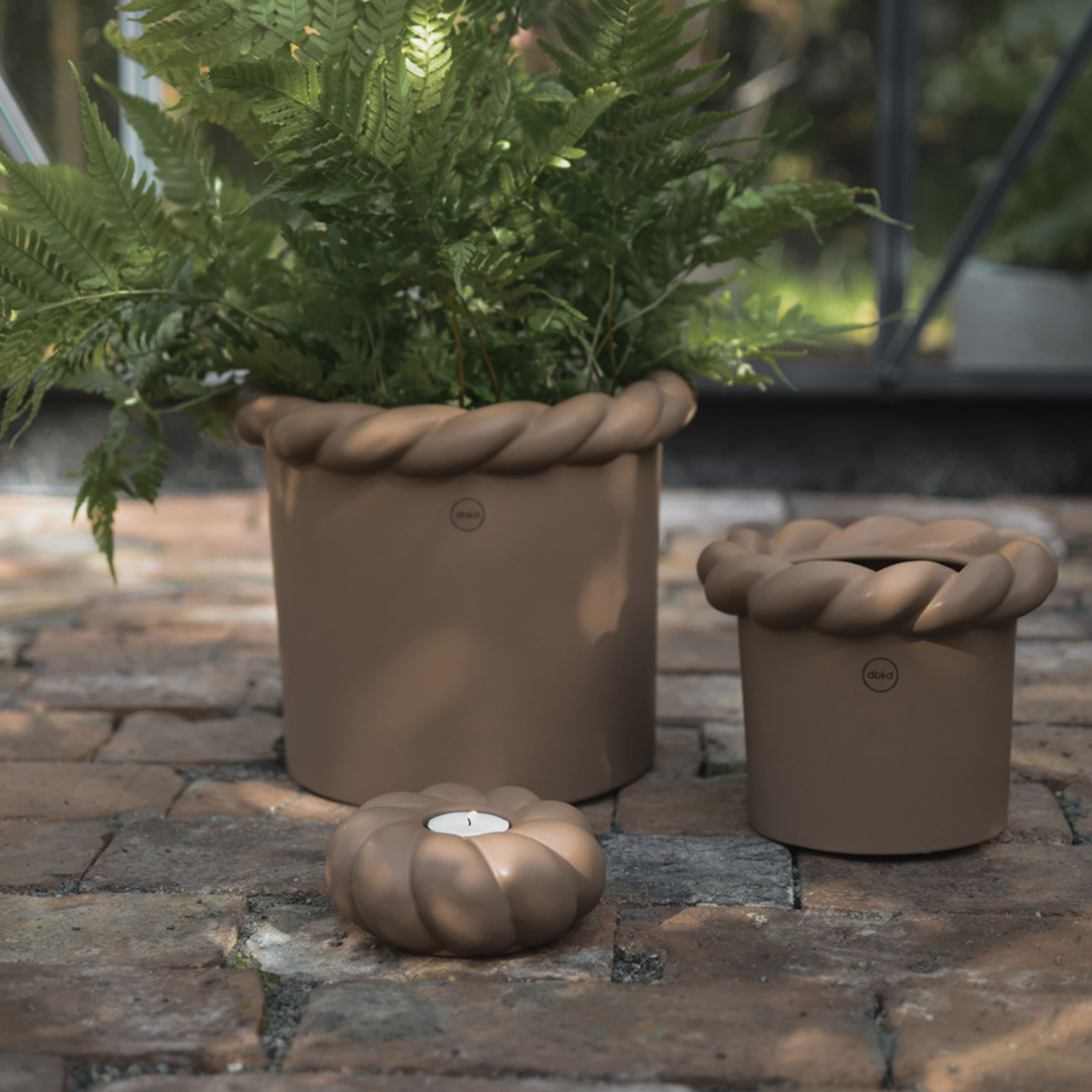 Twine Pot Nougat Large