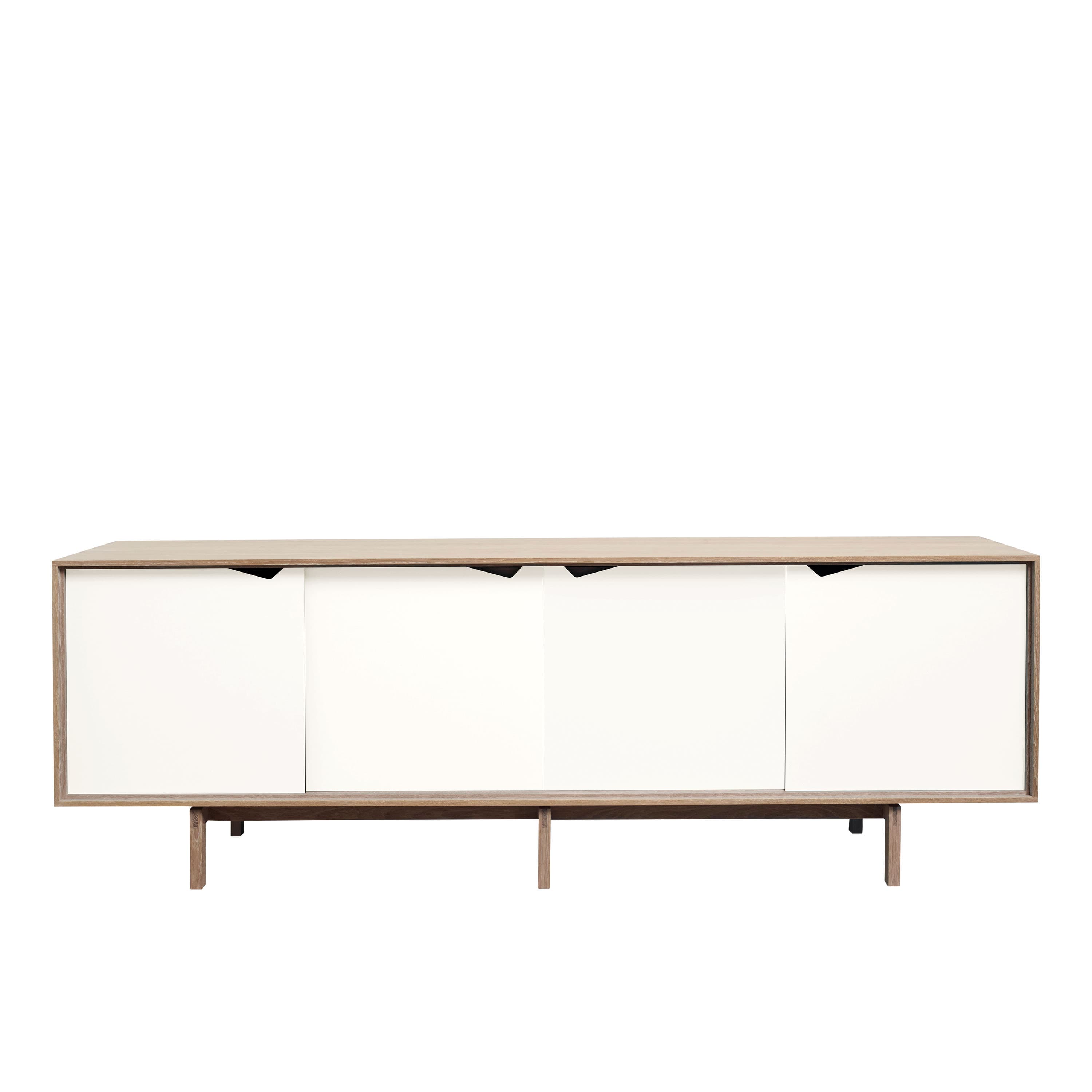 S1 Sideboard Geölte Eiche/Weiß 200x68