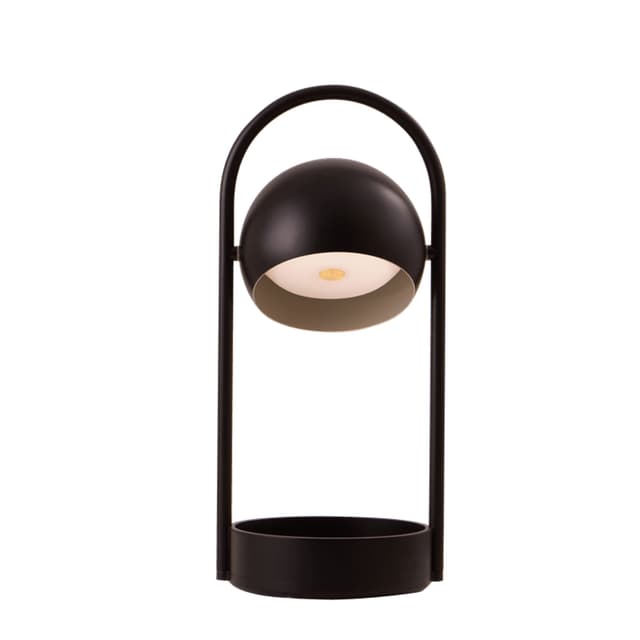 Ball Tragbare Tischlampe Schwarz 32cm