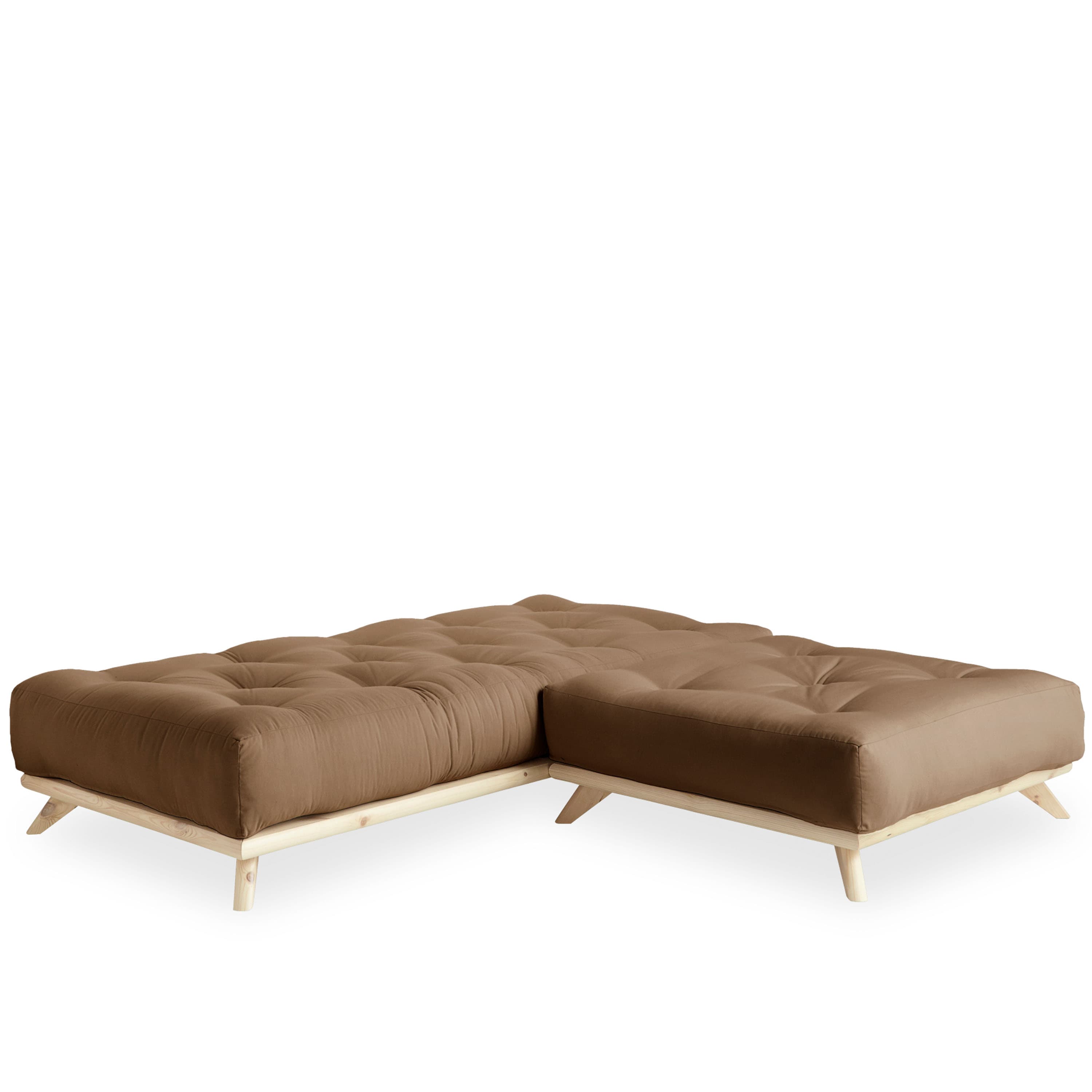 Senza Schlafsofa Natur/Mocca 200cm