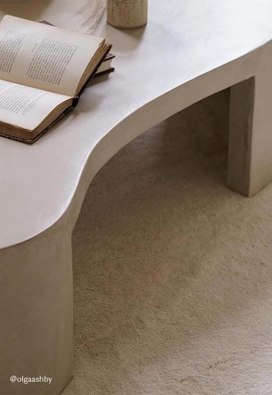 Residue Wollteppich Bone White 265x400