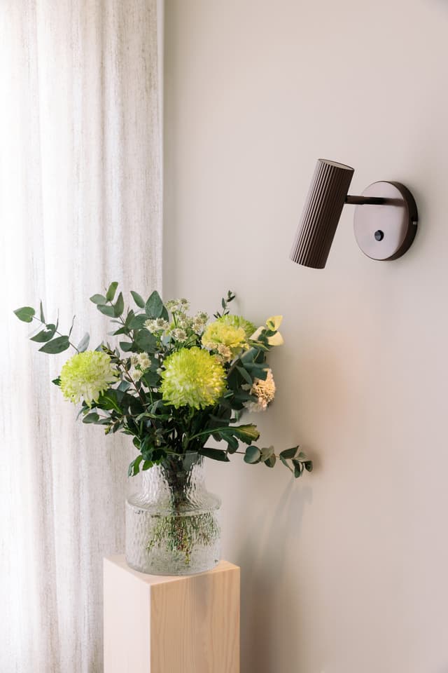 Hubble Wandlampe Bronze