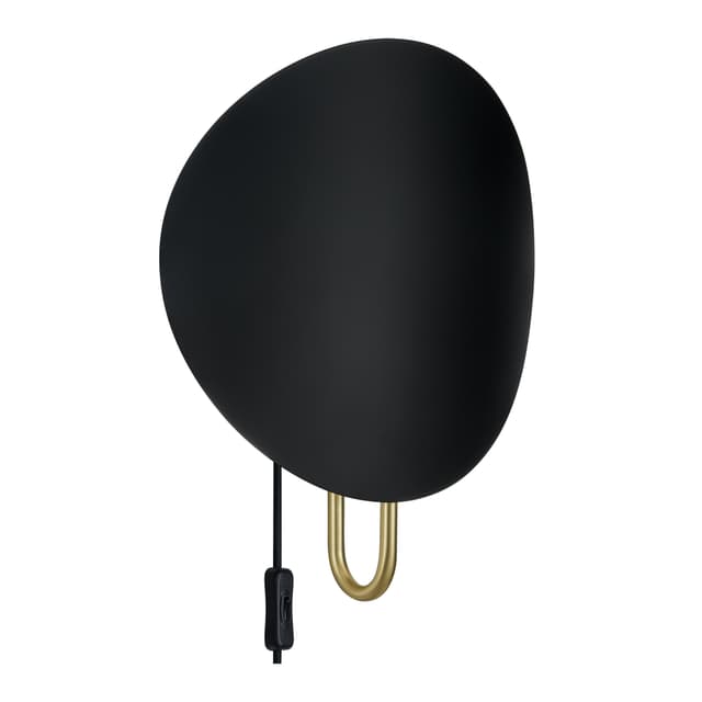 Spargo Wandlampe Schwarz/Messing