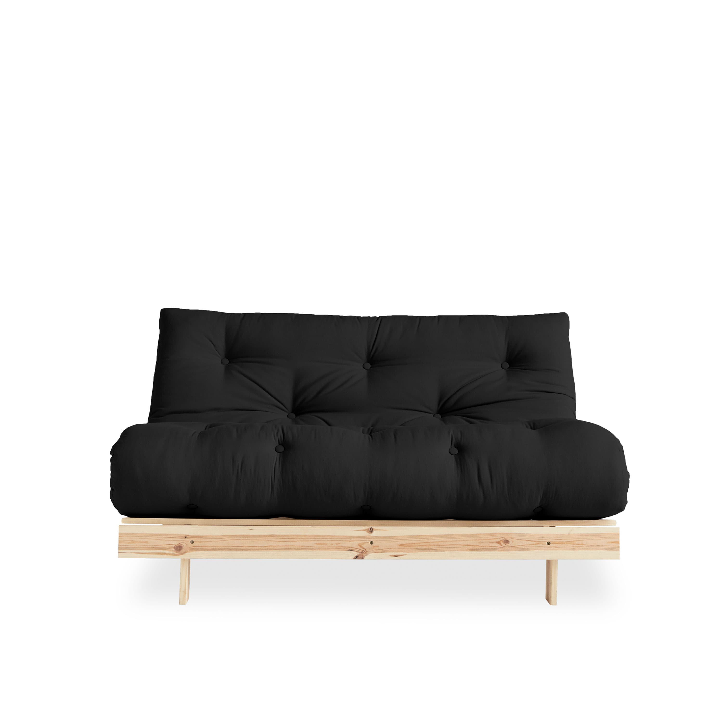 Roots Schlafsofa Natur/Dunkelgrau 140cm