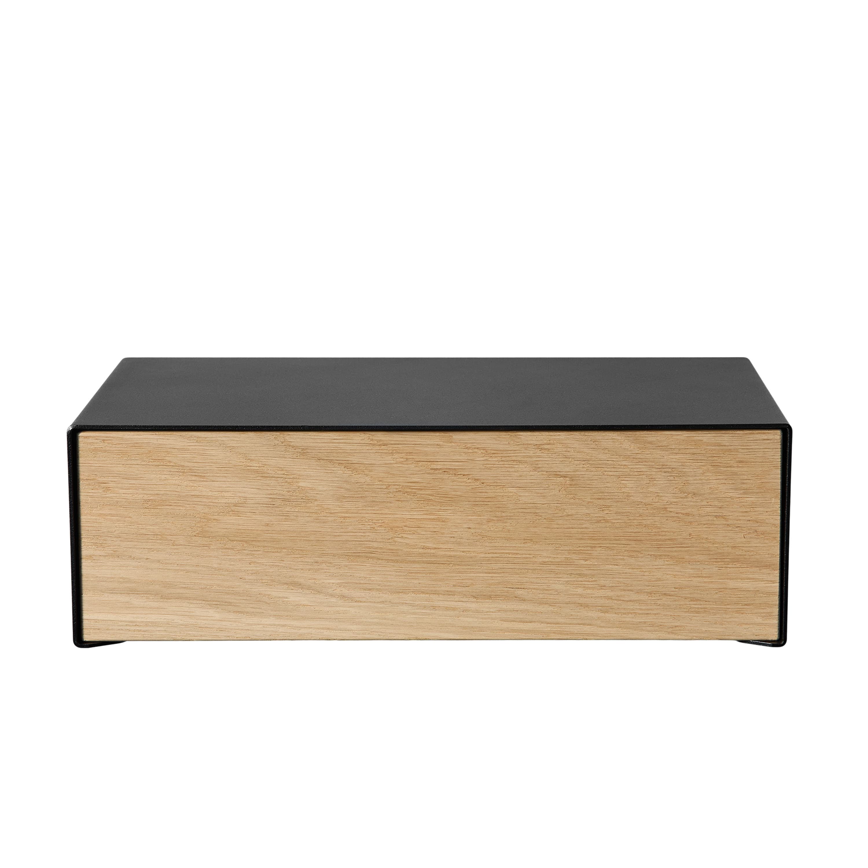 Keep Nachttisch Schwarz 38x12