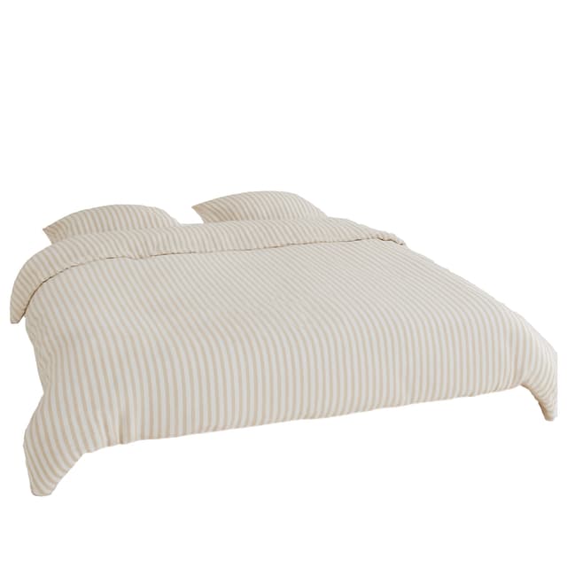 Bamboo Bettwäscheset Sand Stripe 220x220/50x60
