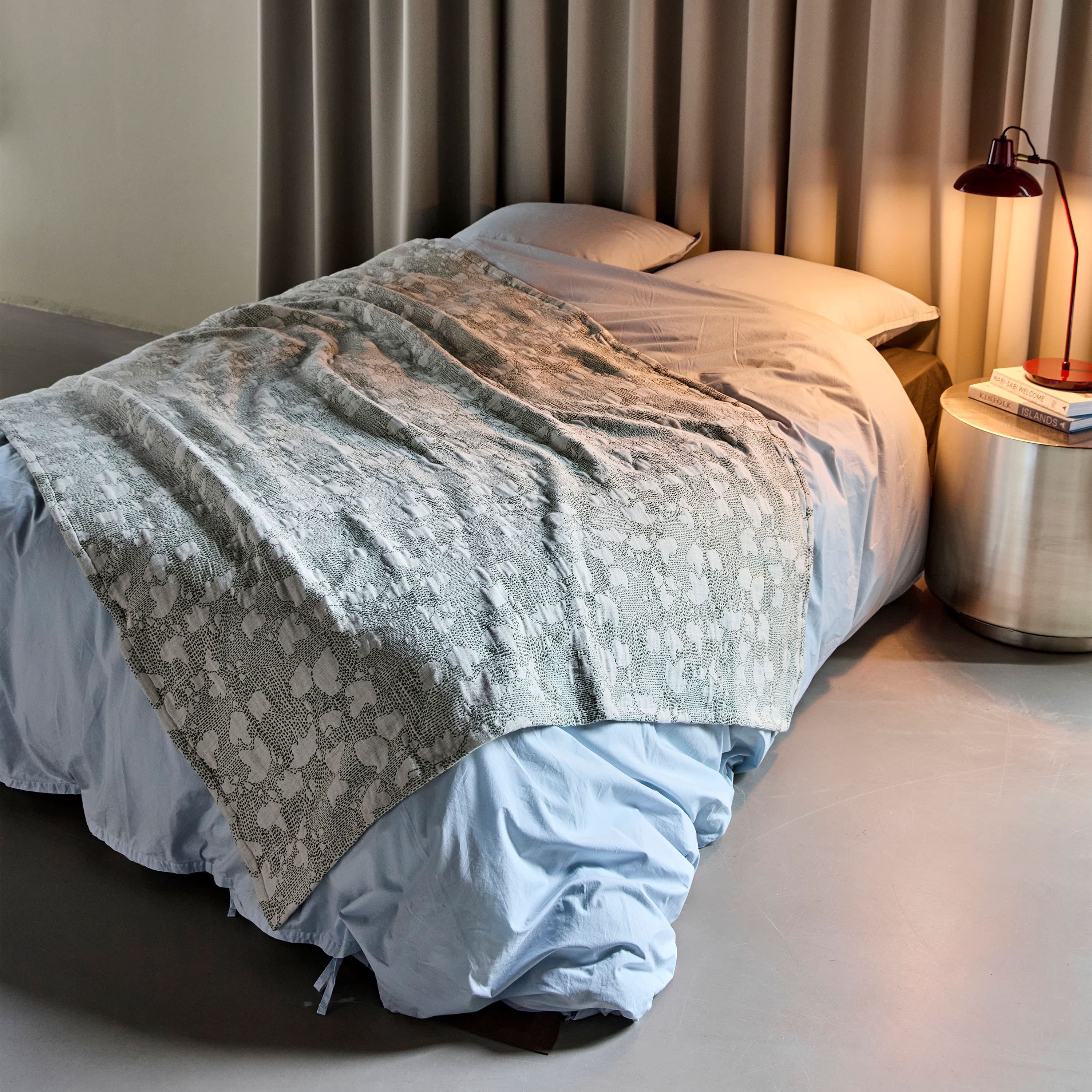 Mori Tagesdecke Off-White/Khaki 220x140