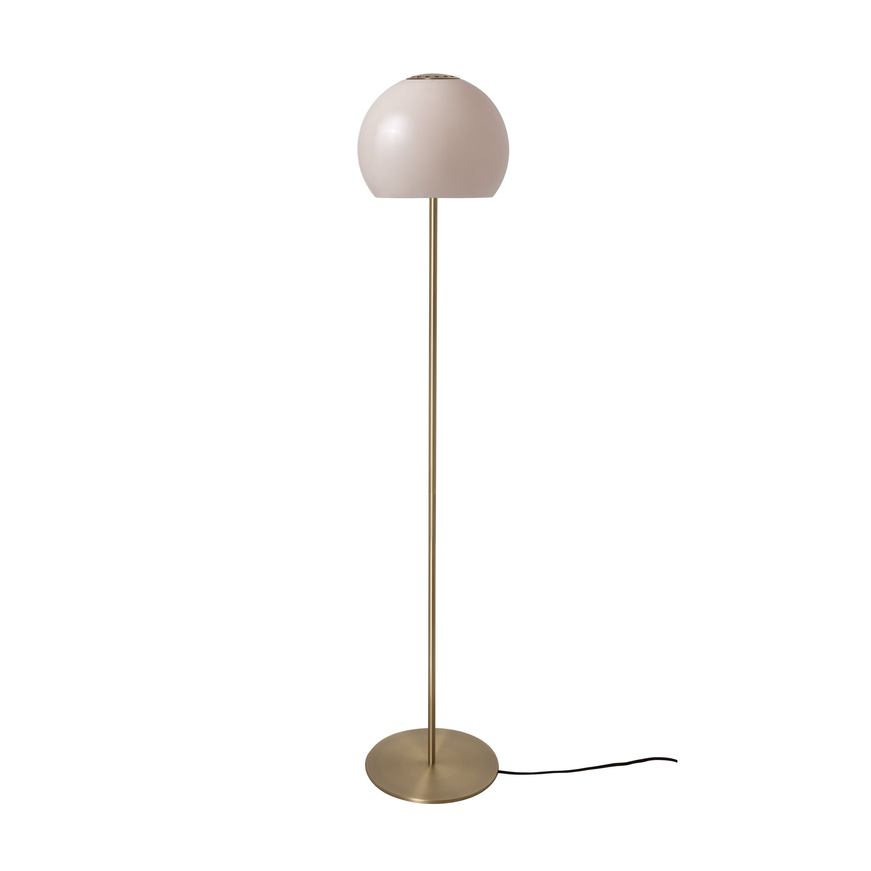 Ball Glass Stehlampe Sand Grey Ø25