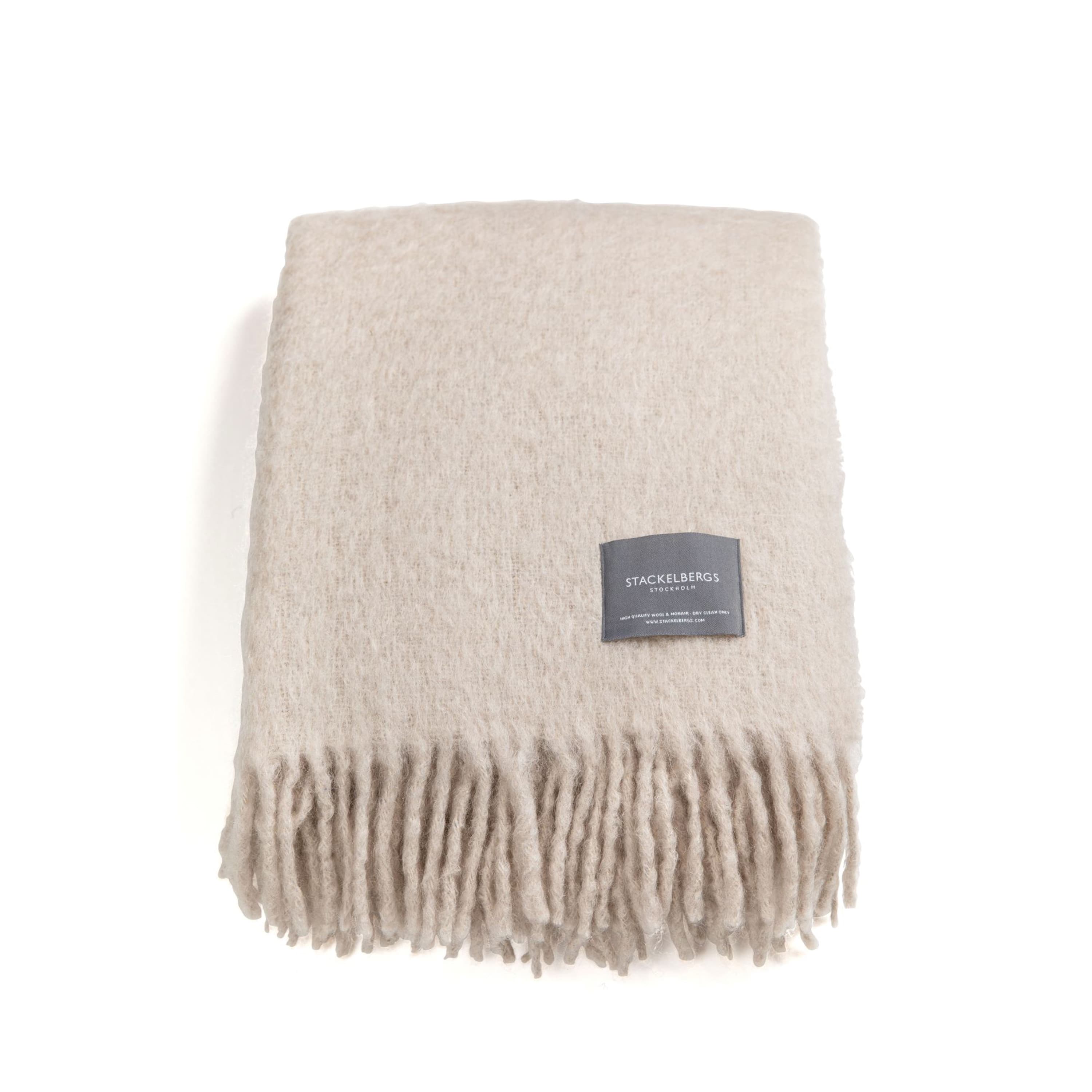 Mohair Pläd Mellow Rose/Brick Melange