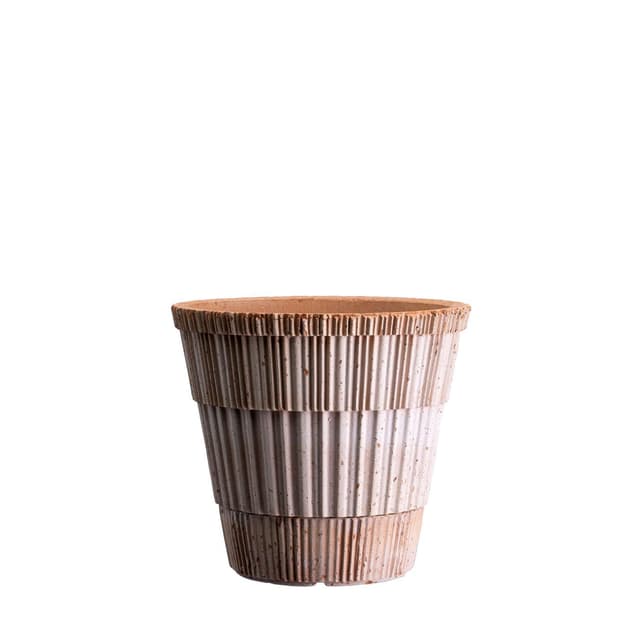 Atlas Pot Raw Pink Terracotta Ø14