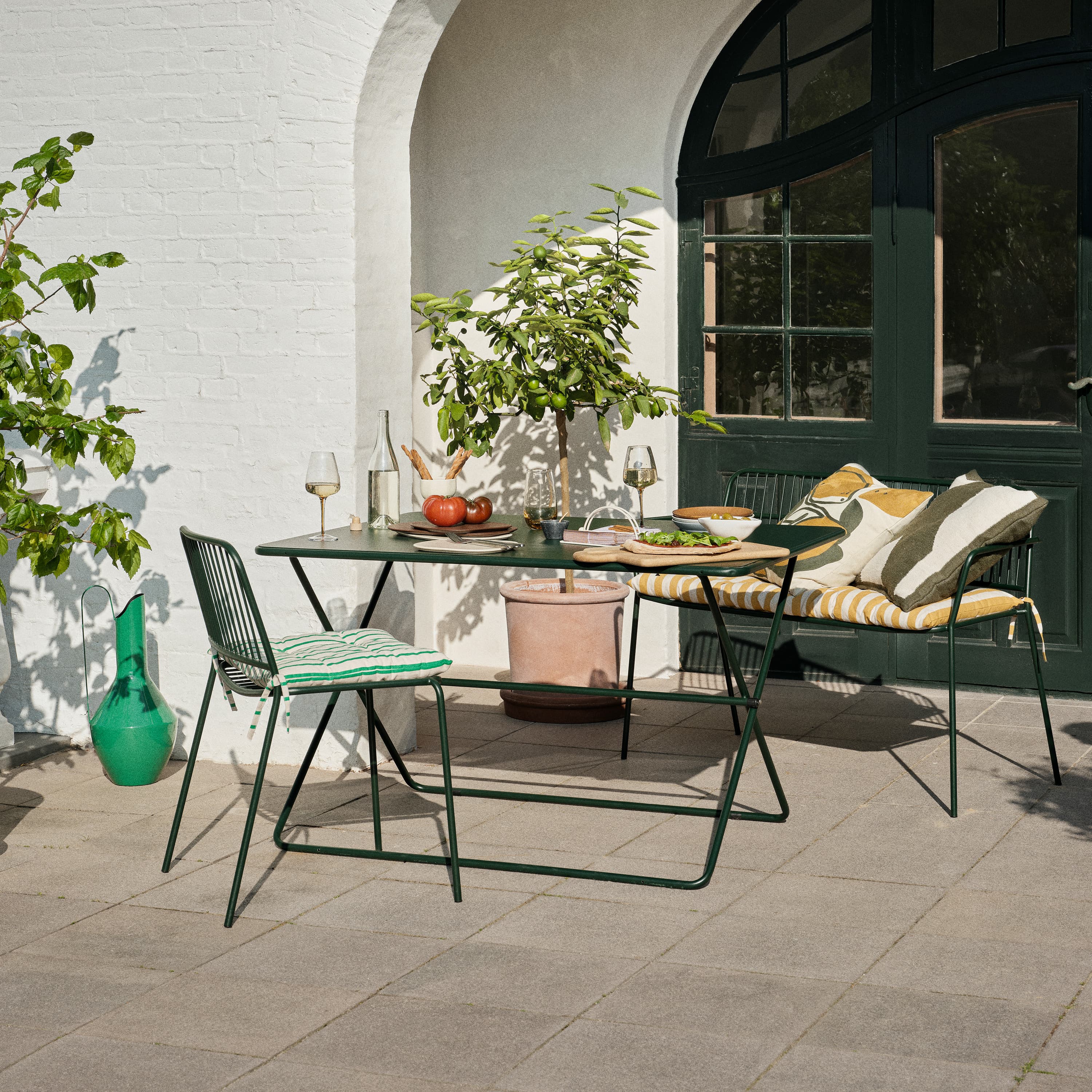 Eden Dining Chair Forest Green