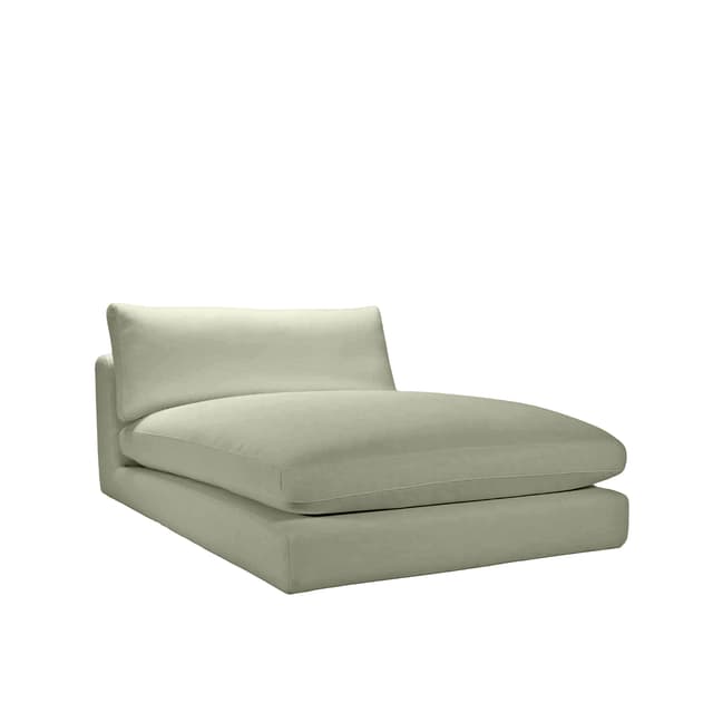 Capri 1,5-Sitzer-Chaiselongue-Modul Green 120x184