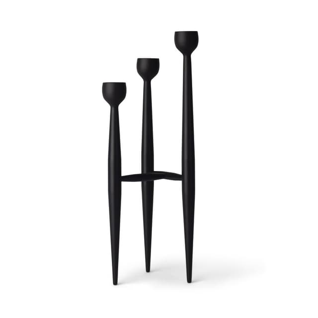 Apollo Kerzenhalter Schwarz 32cm
