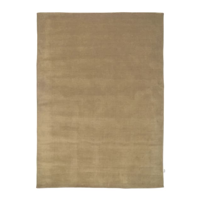 Solid Wollteppich Weizen 200x300