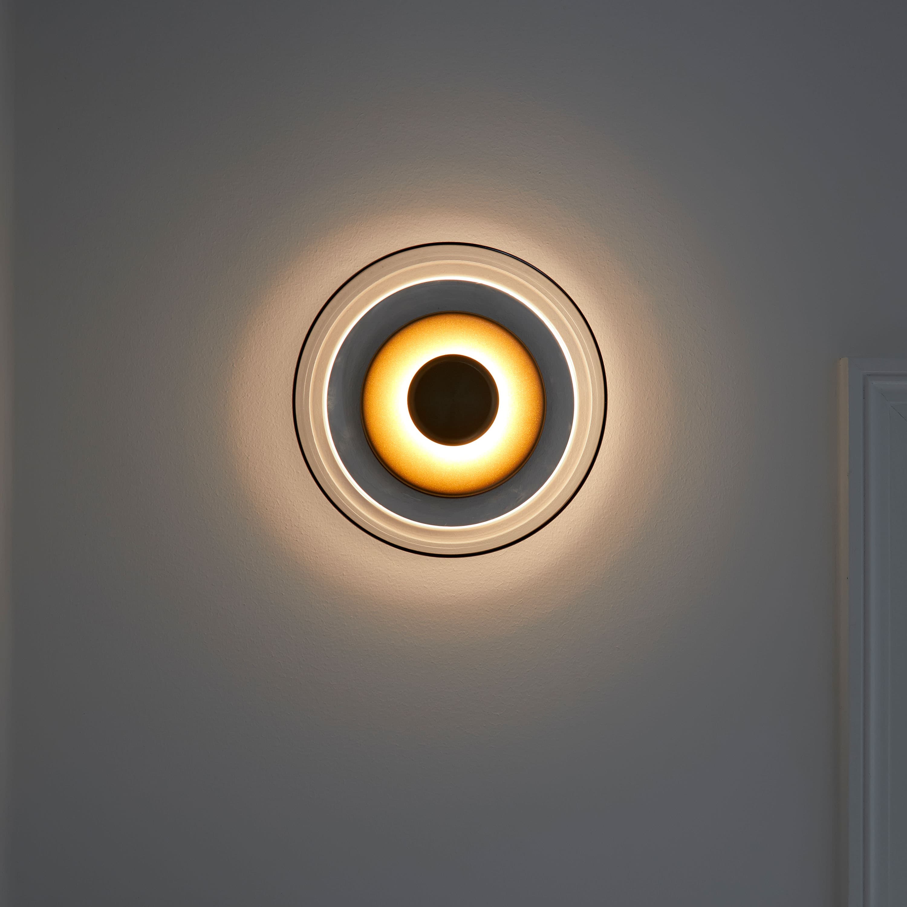 Blossi Wall Lamp Nordic Gold/Clear Ø23