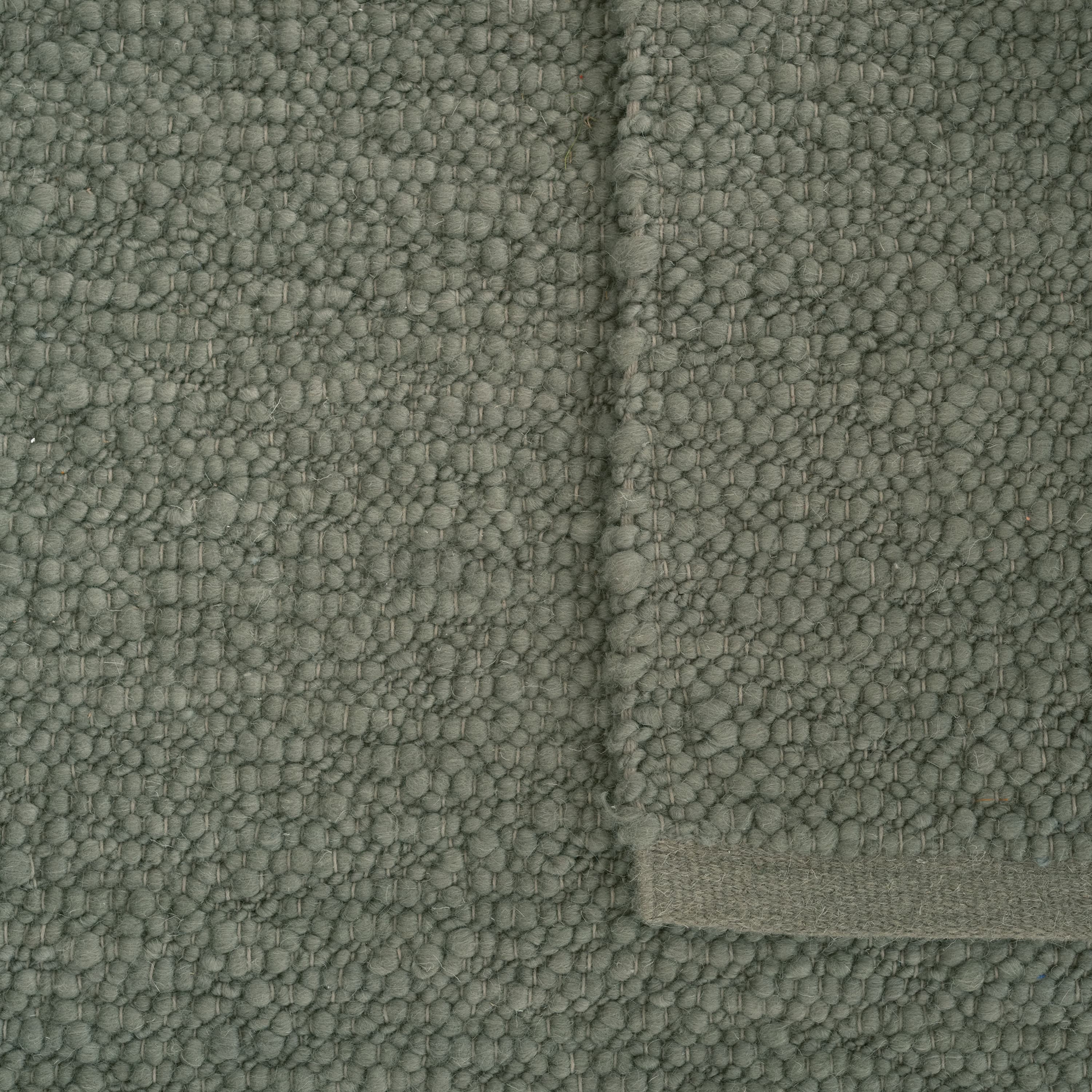 Pebbled Poem Wool Rug Moss 170x240