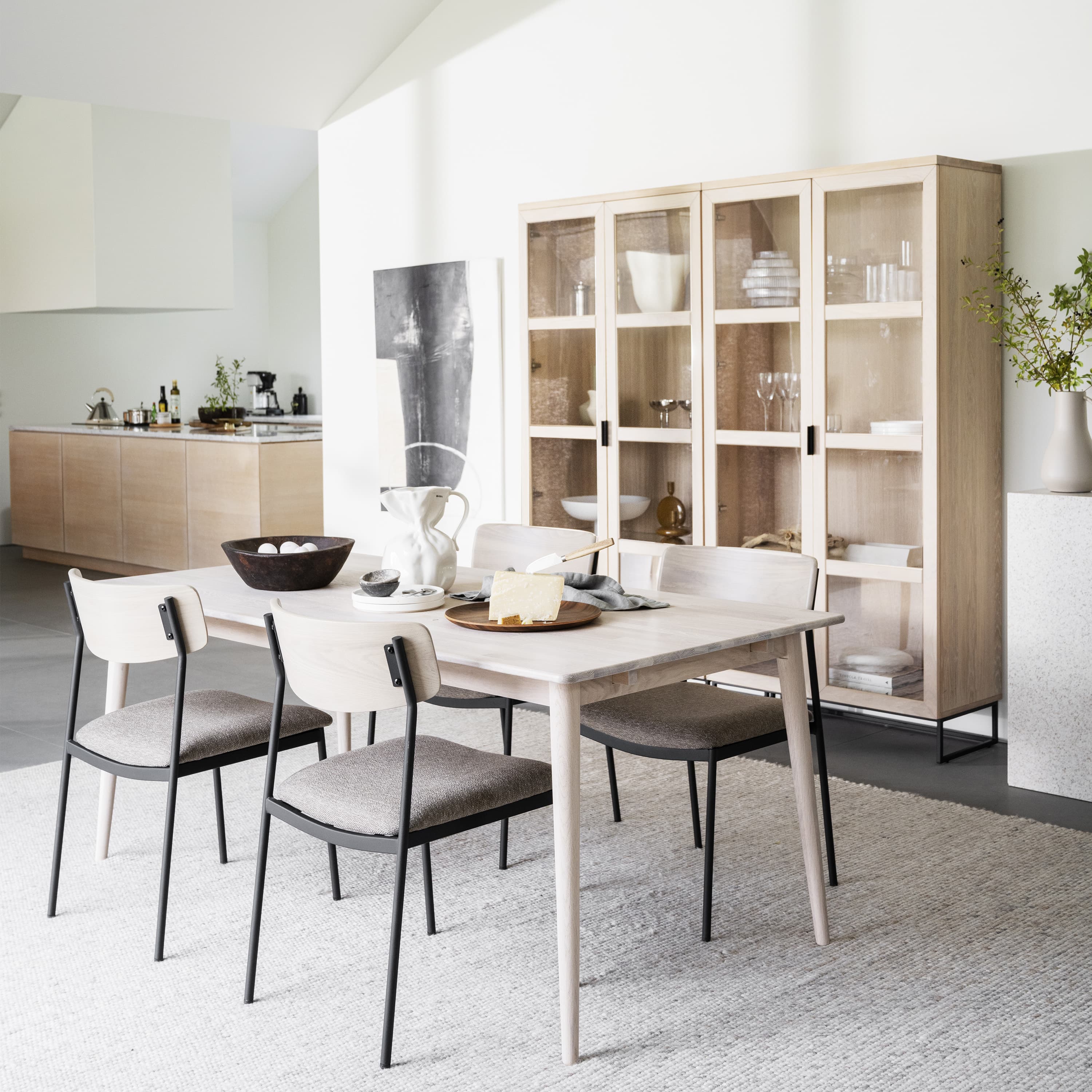 Tyler Dining Table White Pigmented 180cm