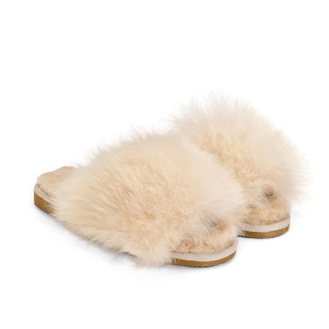 Tessan Slippers Beige Size 39