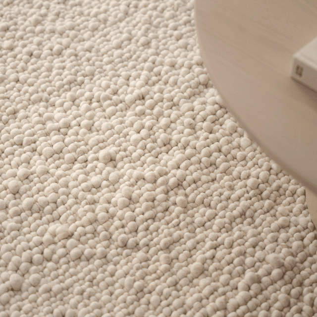 Paros Wollteppich White 200x300