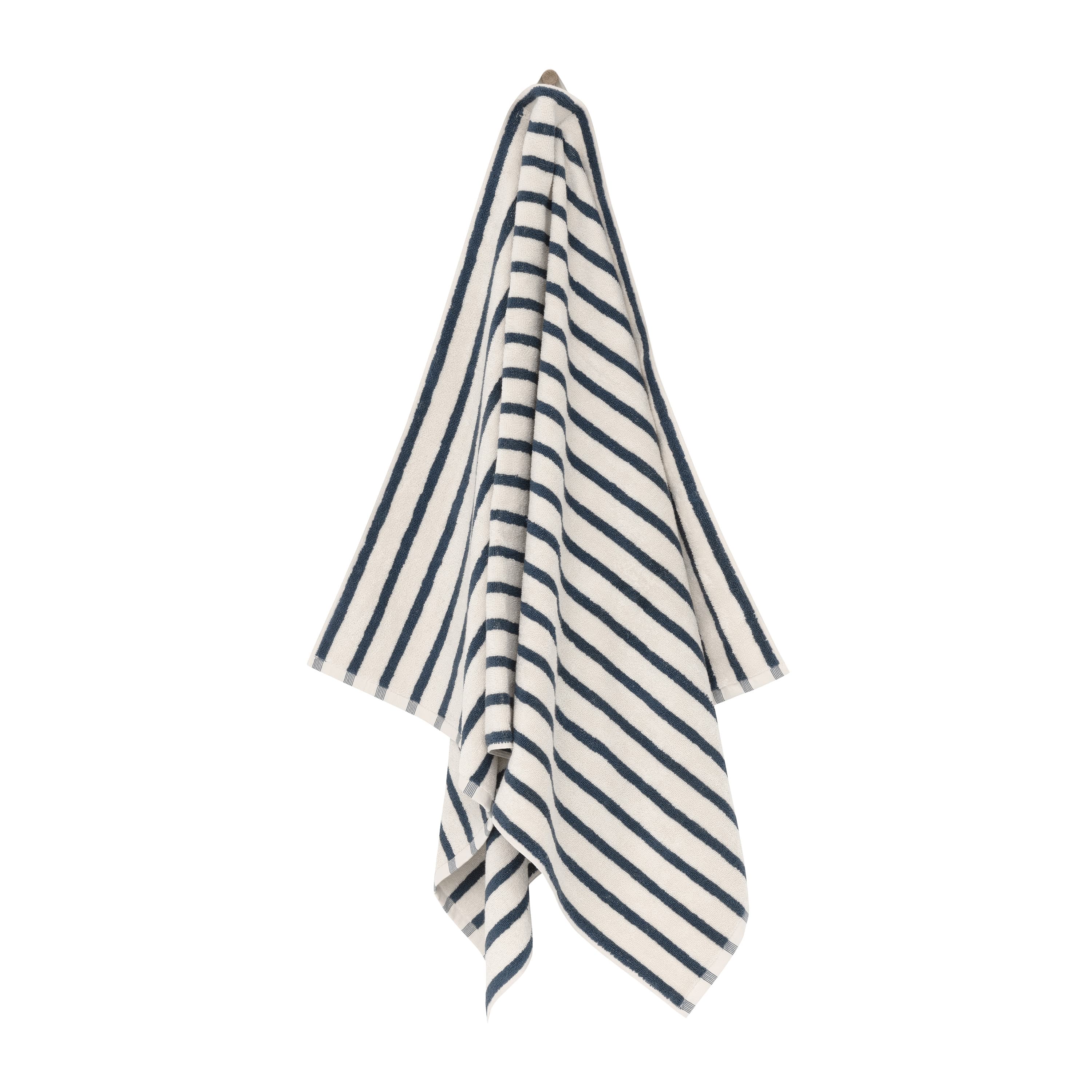 Everyday Stripe Handtuch Blau 50x90