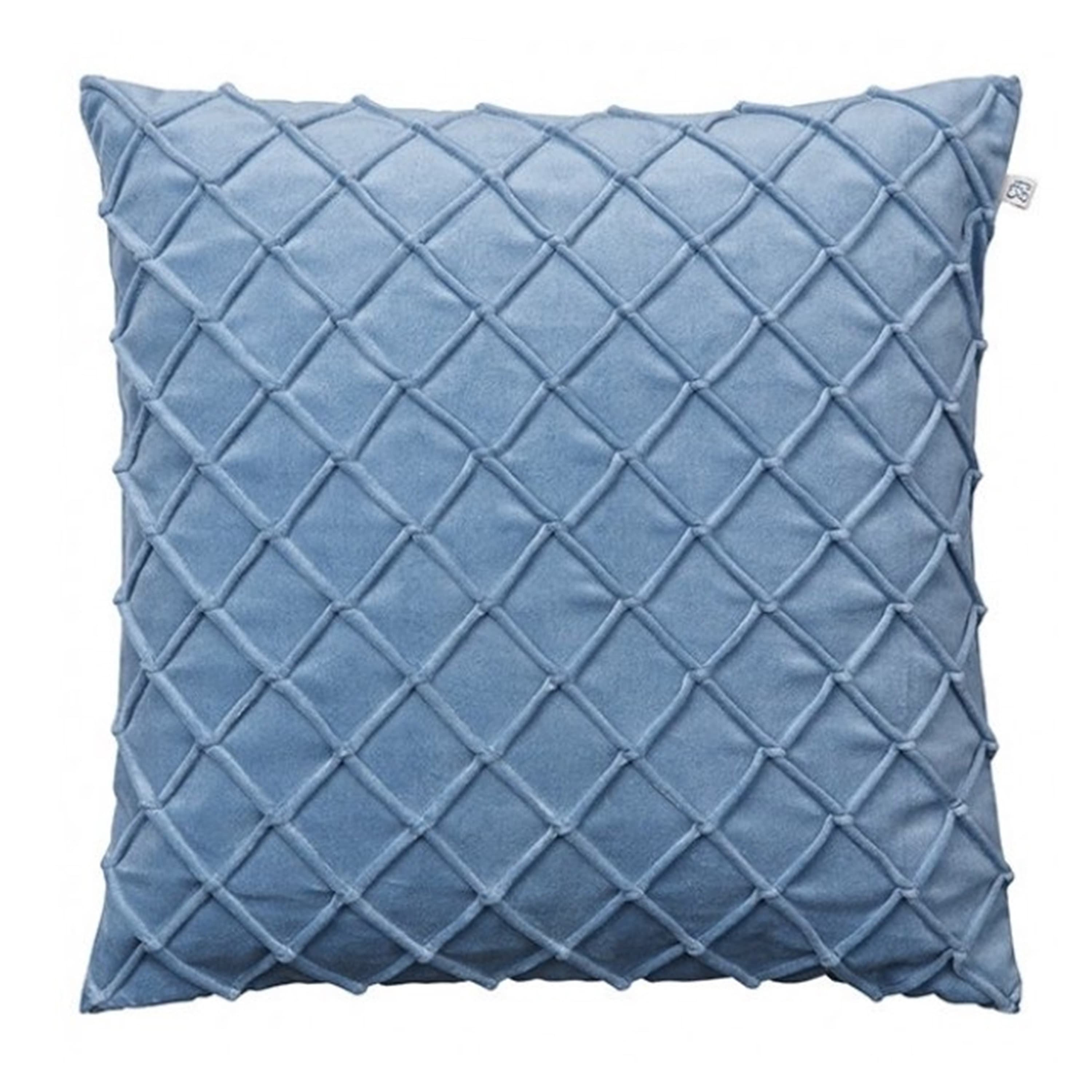 Deva Kissenbezug Samt Heaven Blue 50x50
