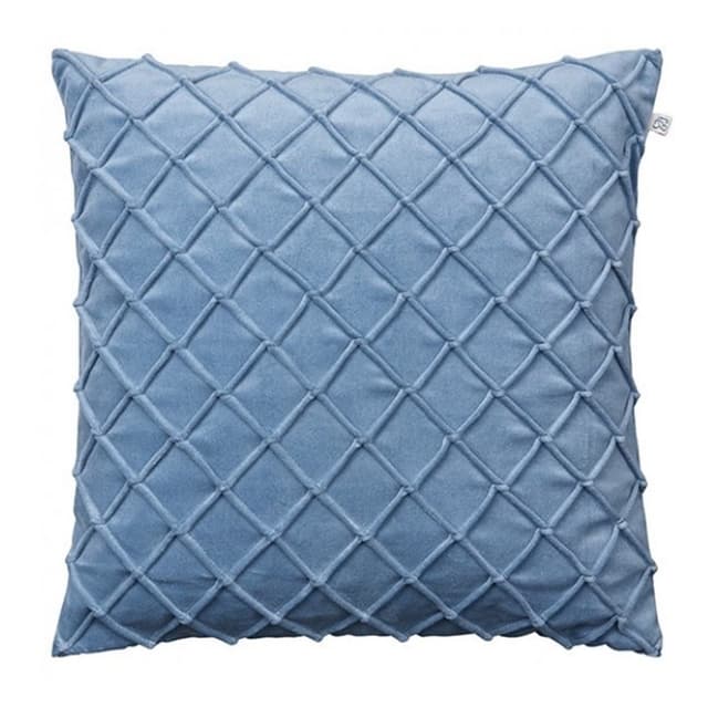 Deva Kissenbezug Samt Heaven Blue 50x50