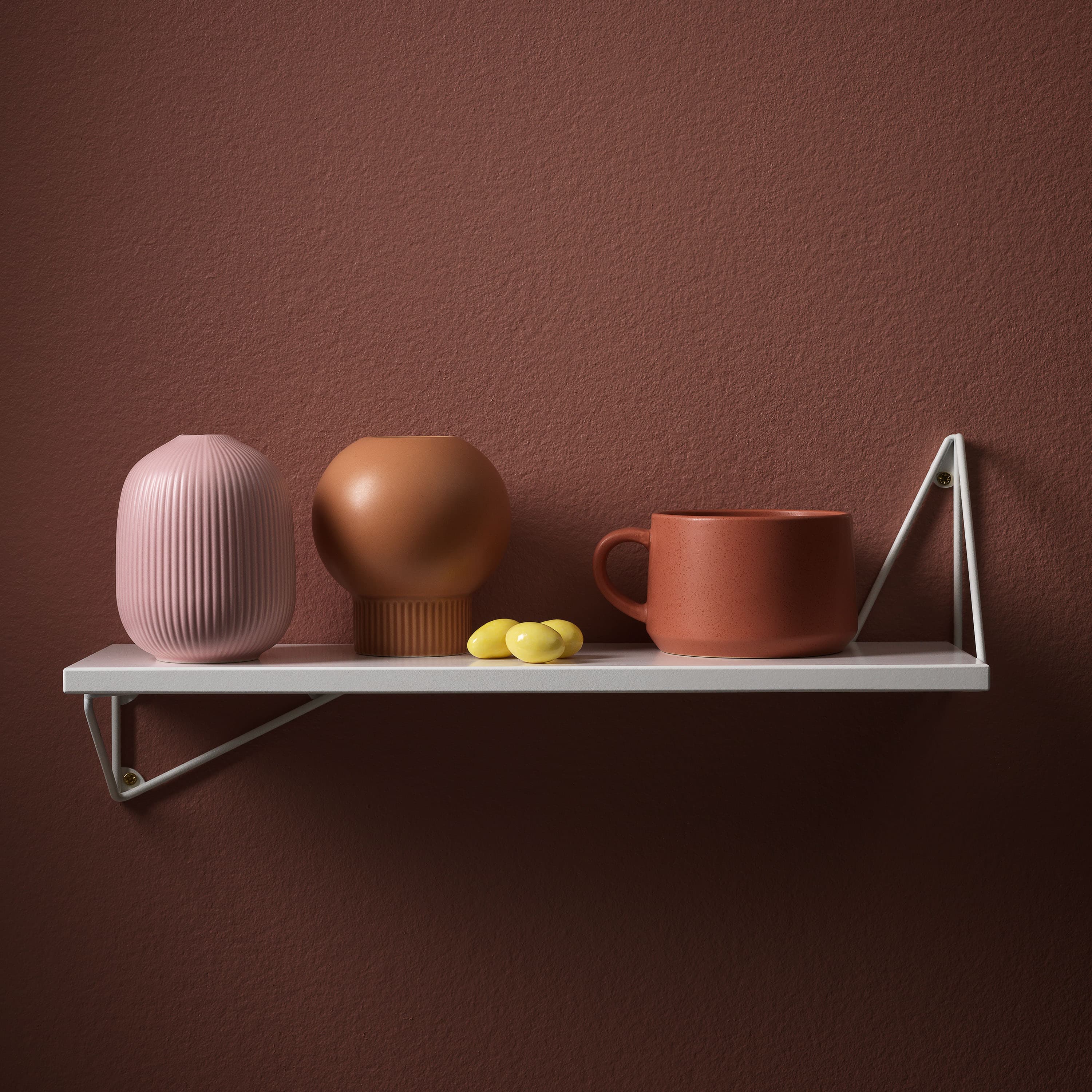 Pythagoras Wall Shelf Oak/Black XSmall
