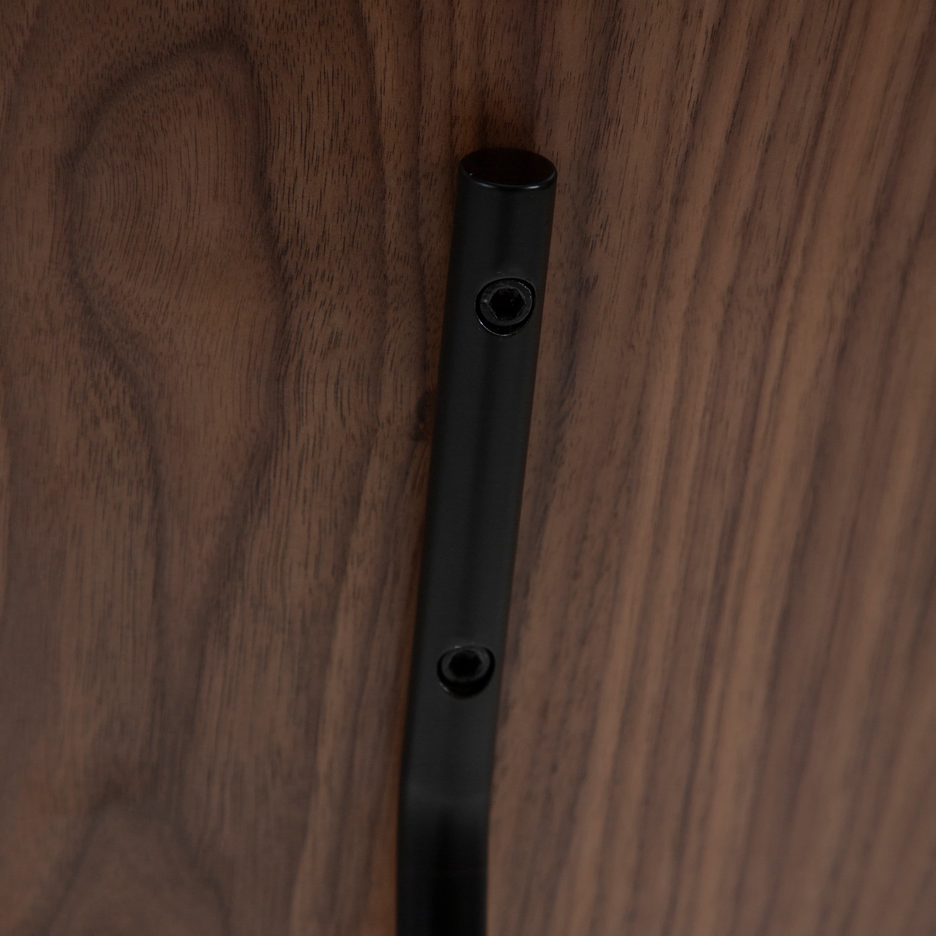 Clementina Matstol Black/Walnut