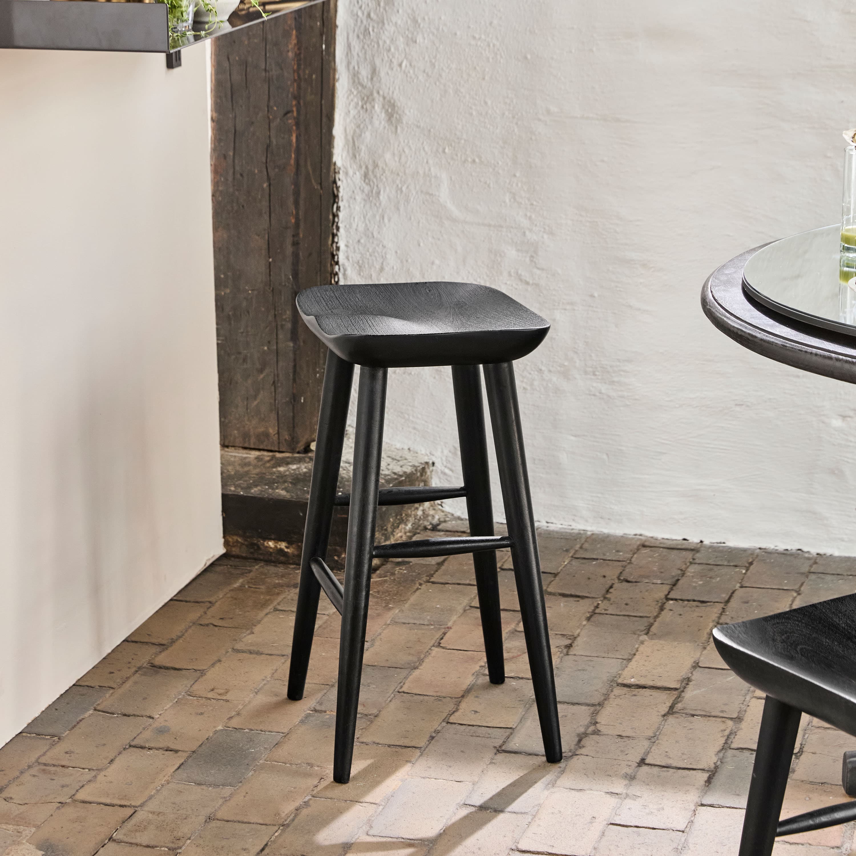 Barhocker Schwarz 66 cm