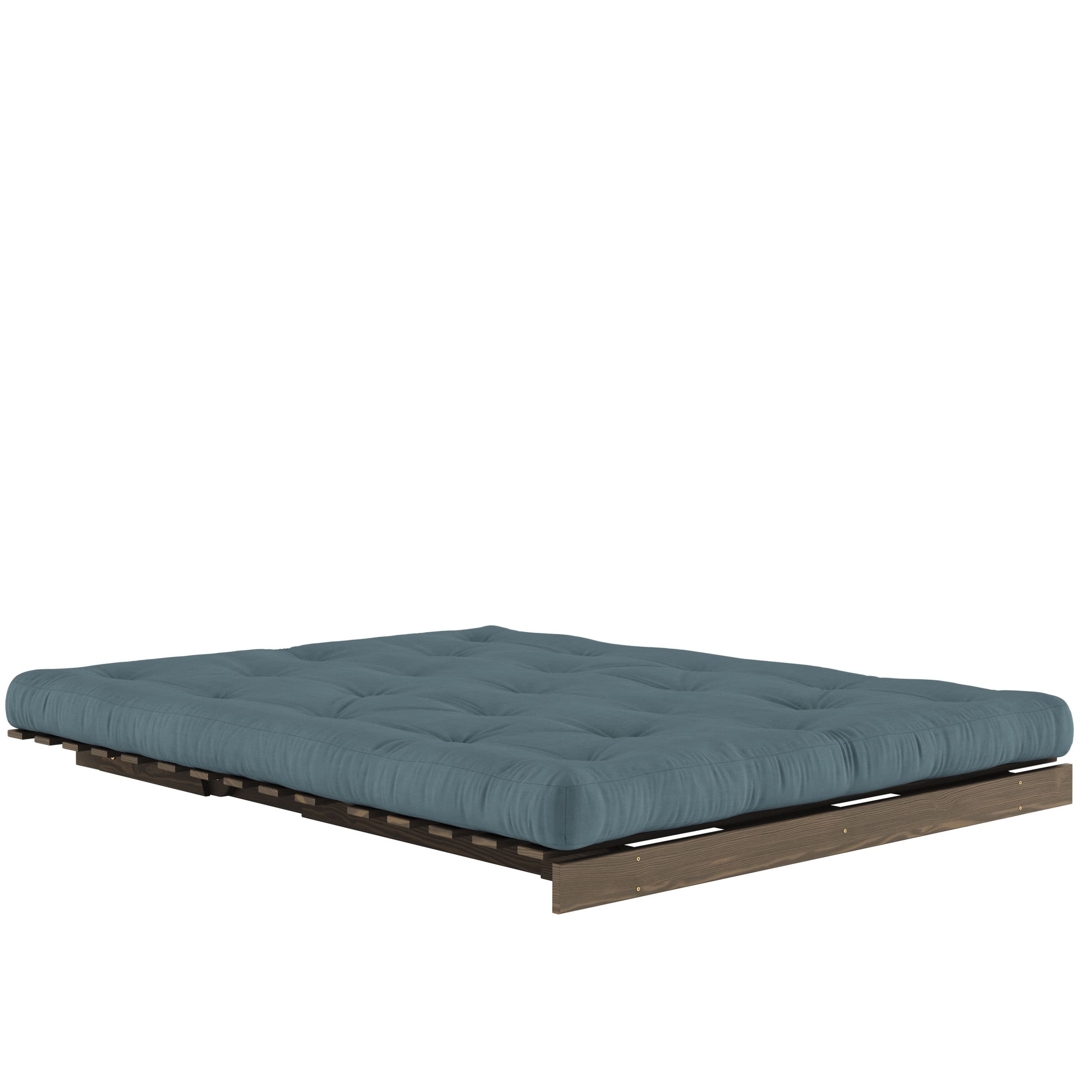 Roots Sofa Bed Brown/Petrol Blue 160cm