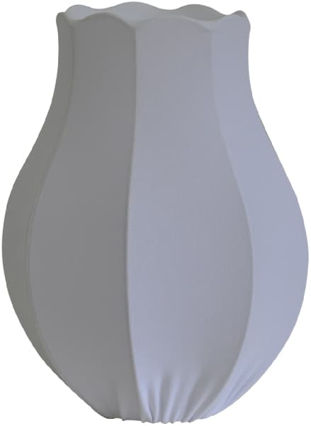 Tulip Lampenschirm Stretch Weiß Luxus Ø30