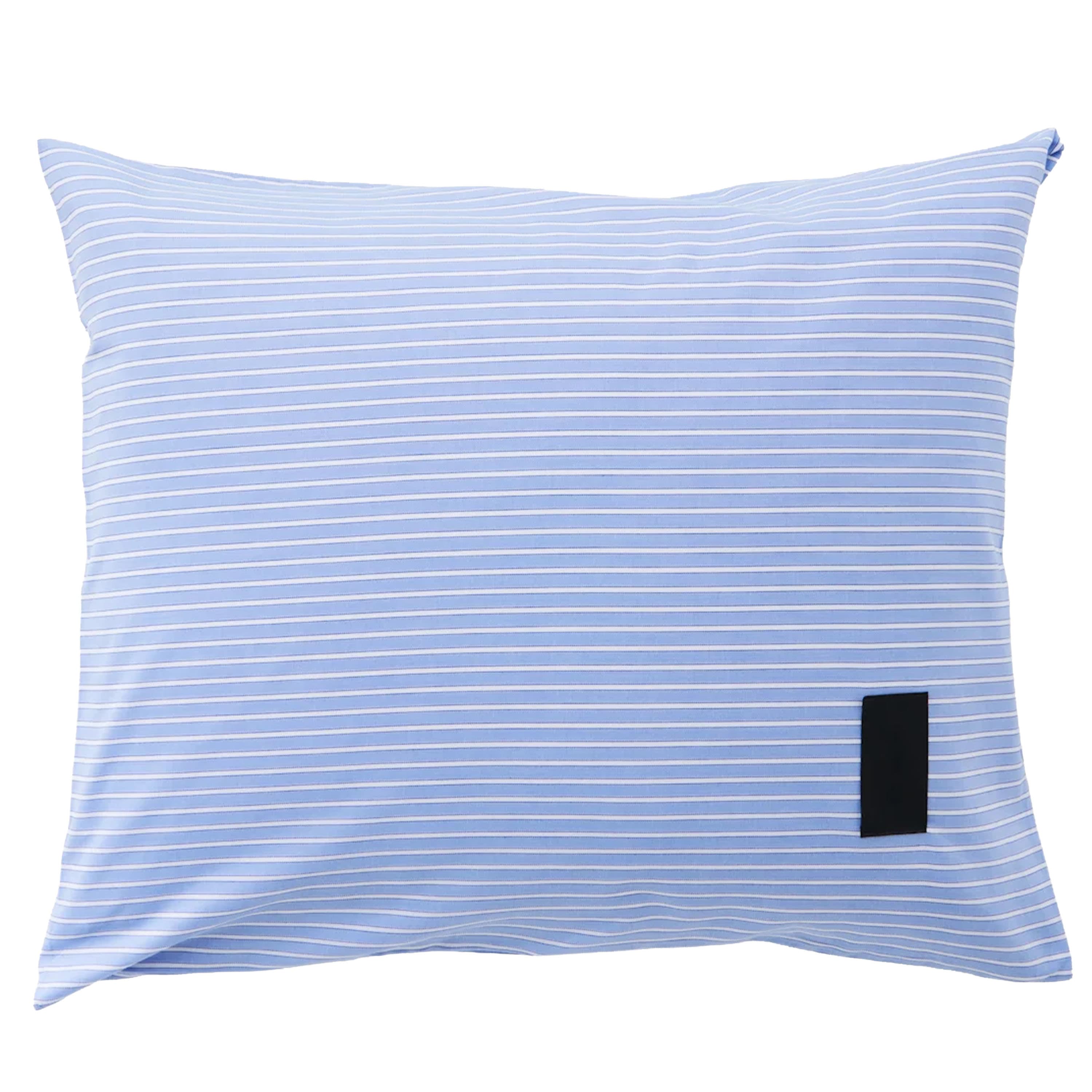 Wall Street Oxford Pillowcase Striped Light Blue 50x60