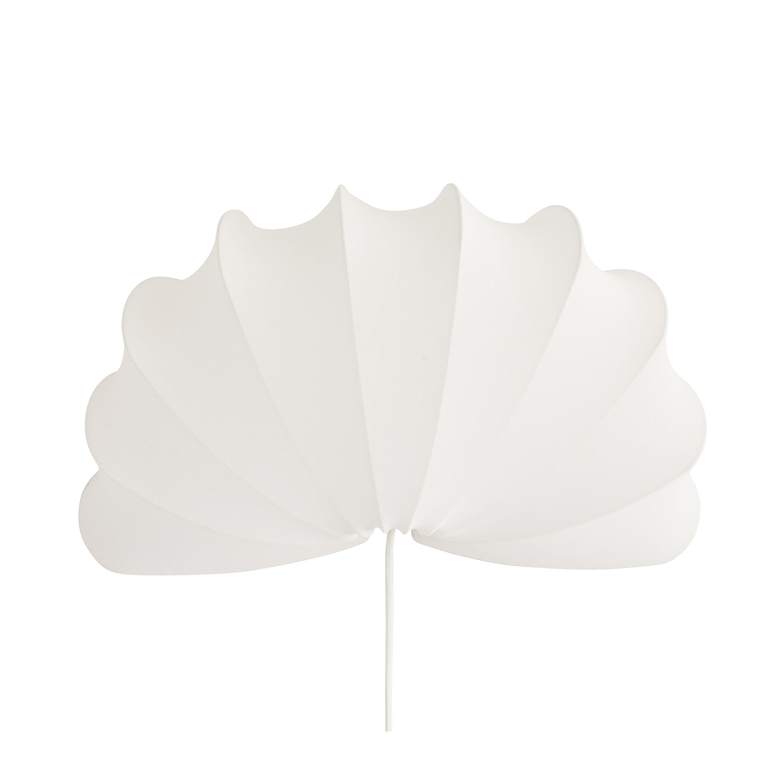 Anna Vägglampa Cotton White Large