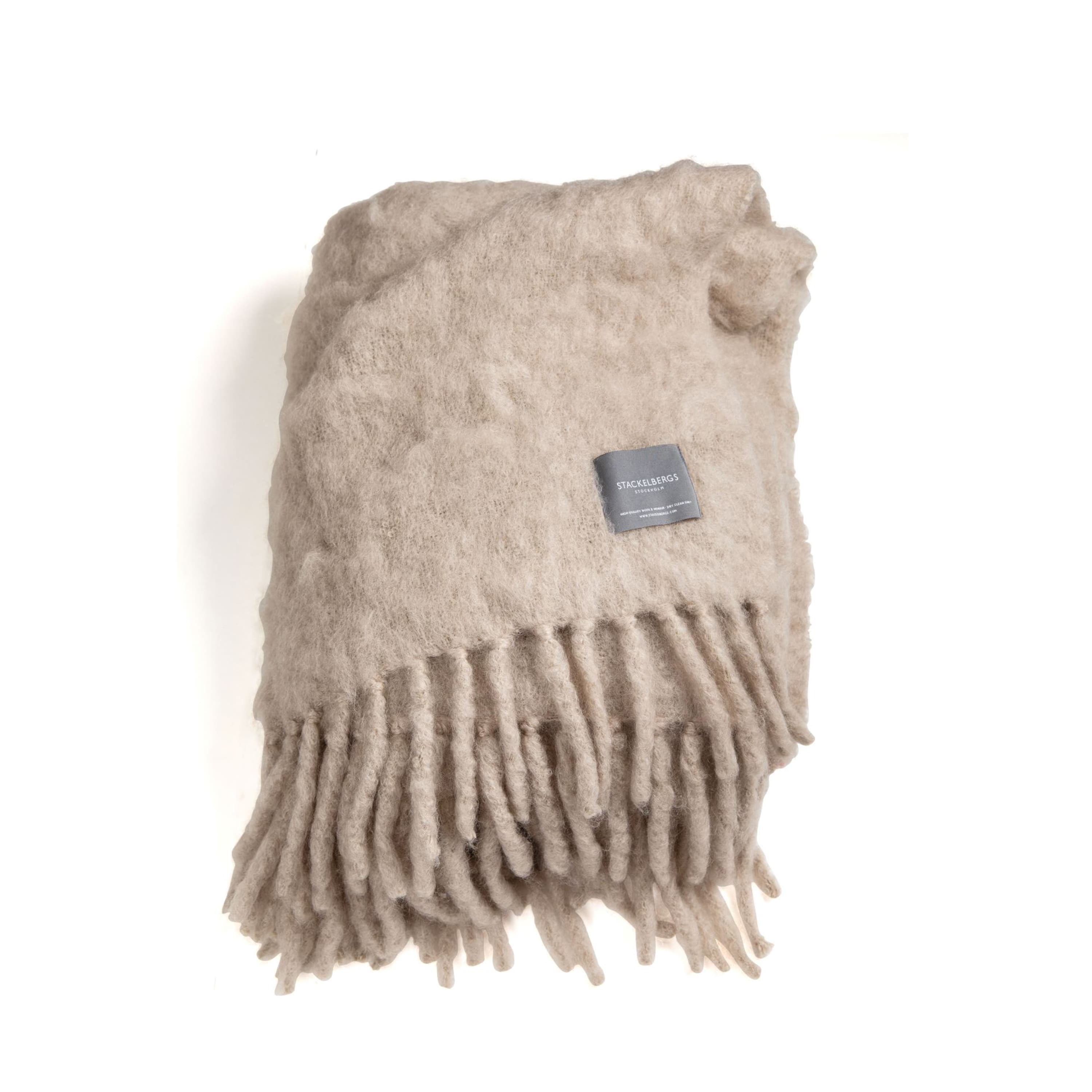 Luxury Kid Mohair Decke Light Taupe