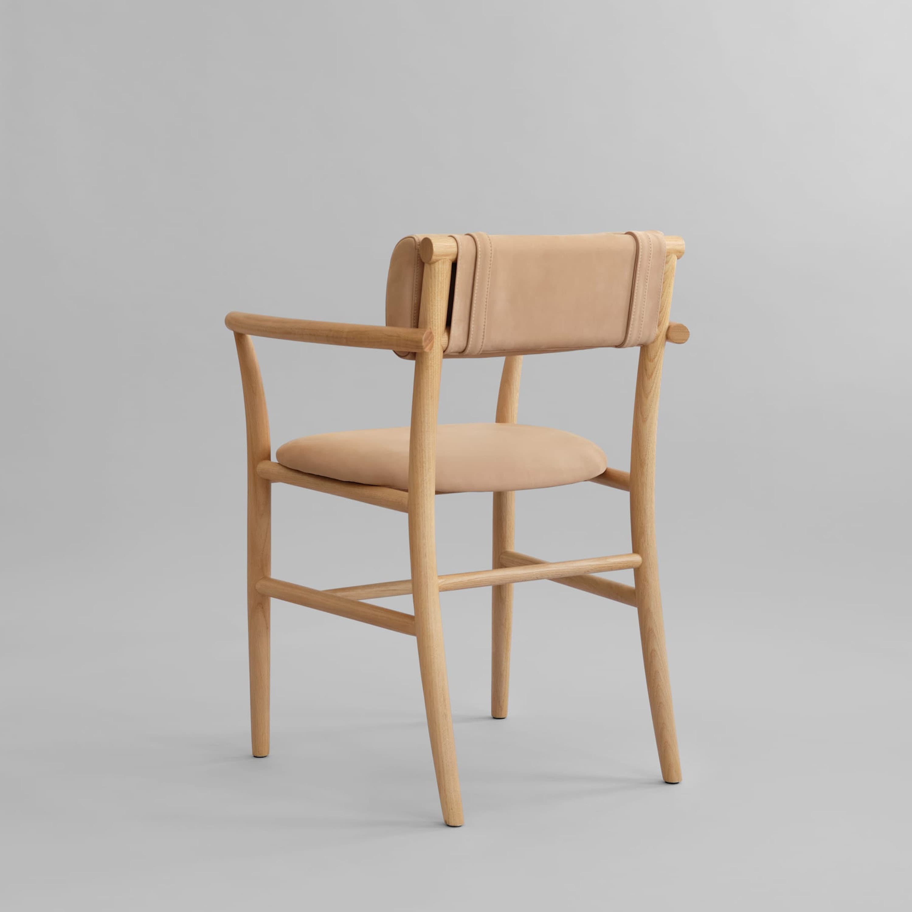 Nama Esszimmerstuhl Natural Oak/Nubuck Leather